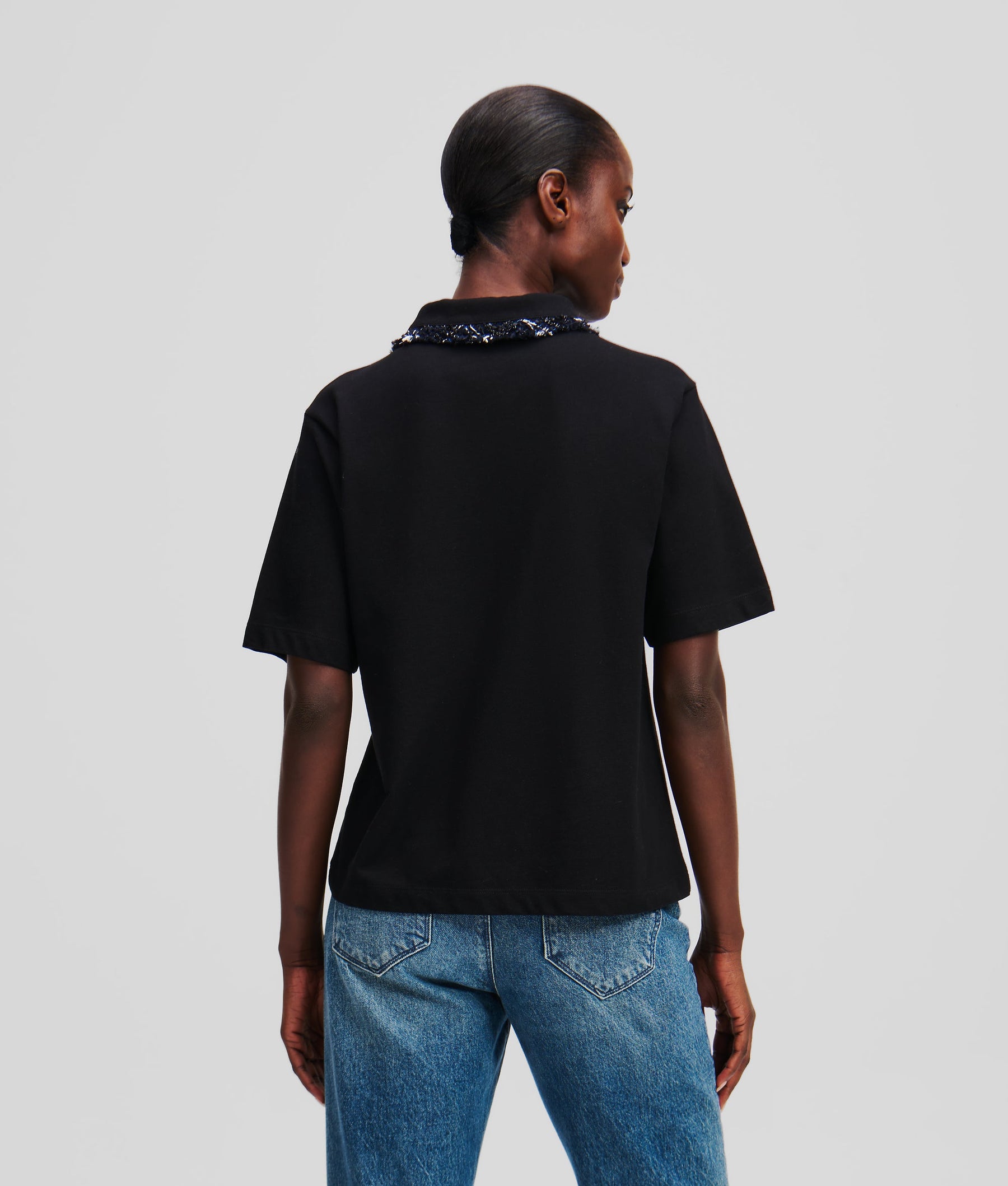 BOUCLE POLO SHIRT