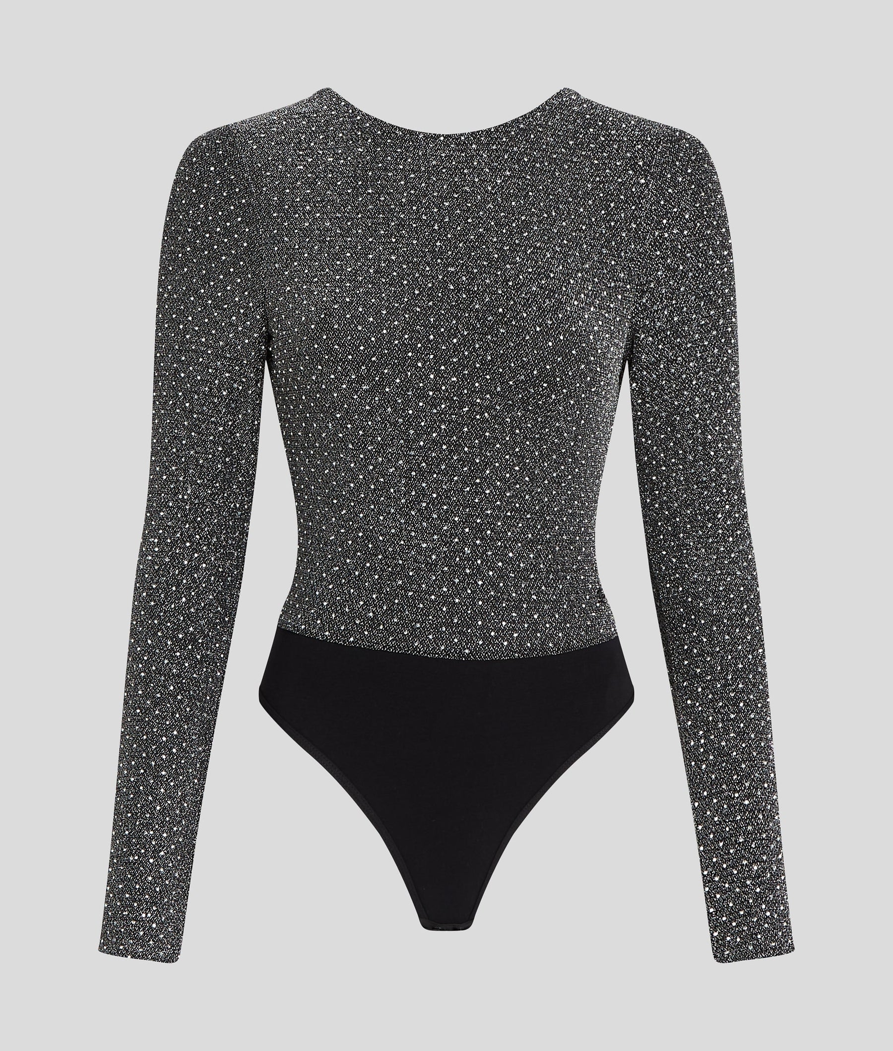 METALLIC RHINESTONE BODYSUIT