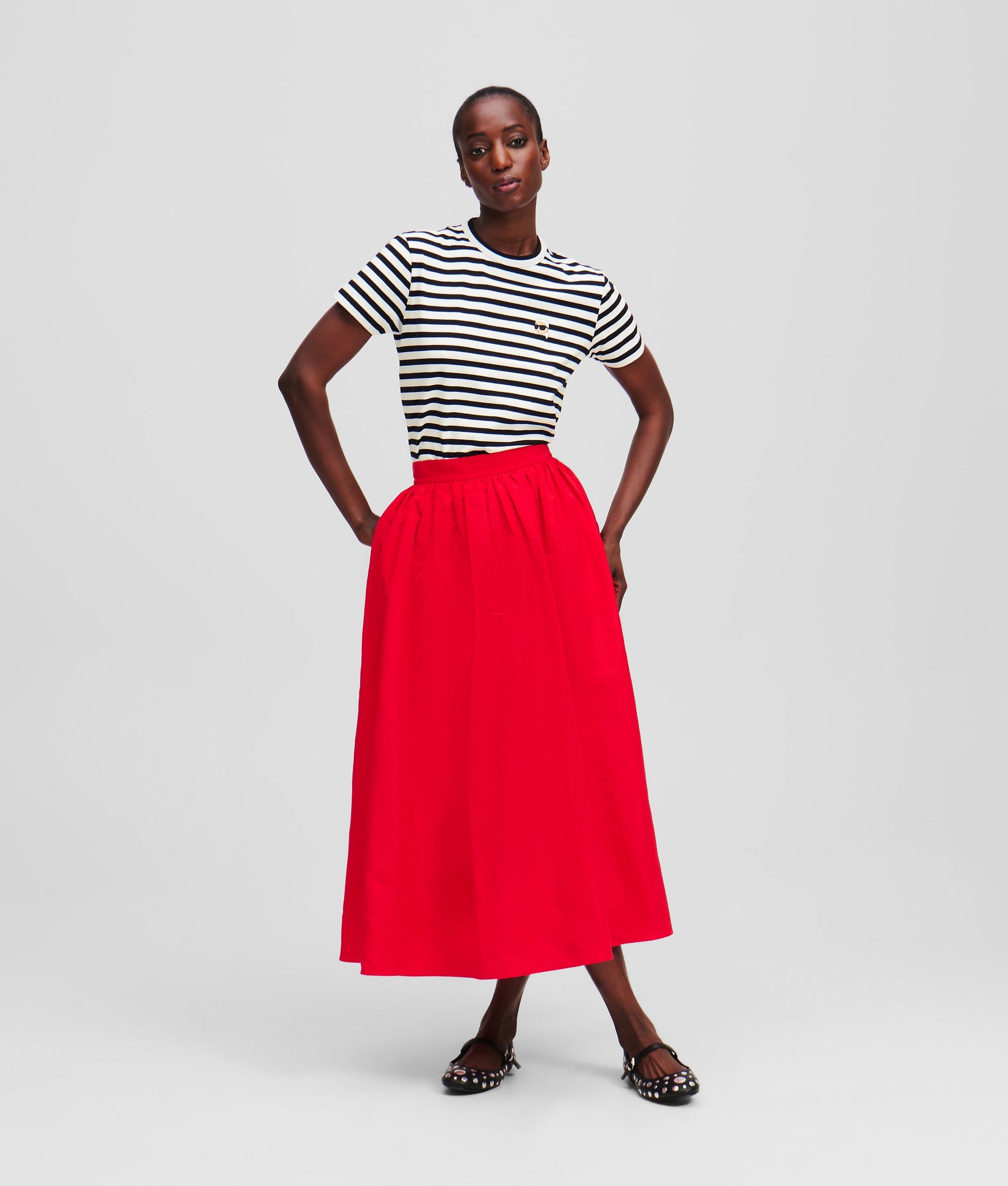 IKON STRIPE BOXY T-SHIRT