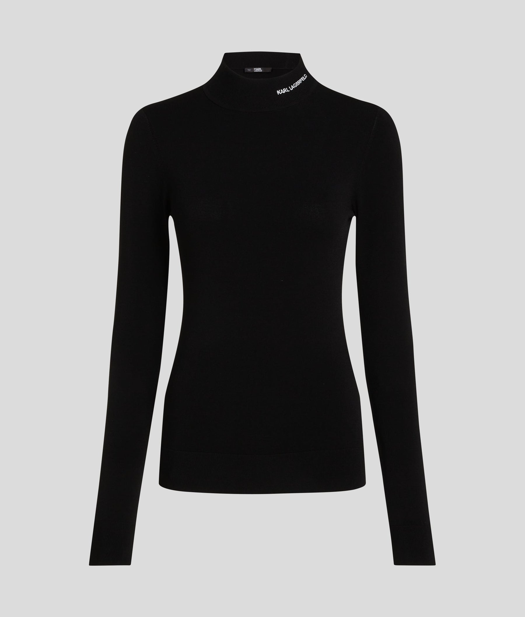 LOGO TURTLE-NECK JUMPER