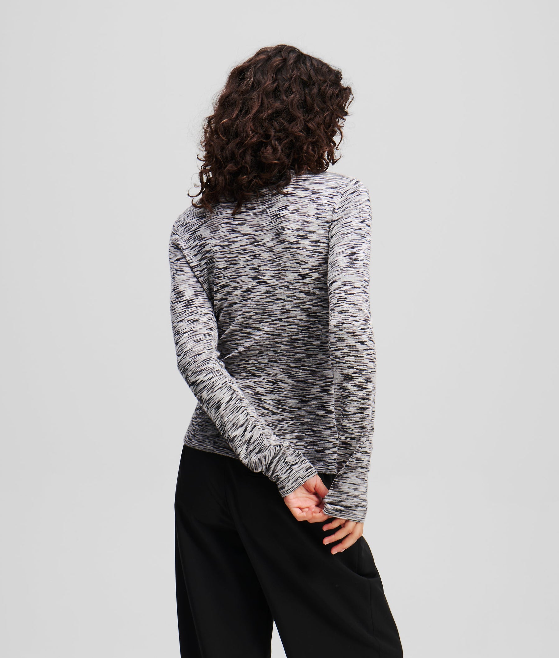 MOCK-NECK JUMPER
