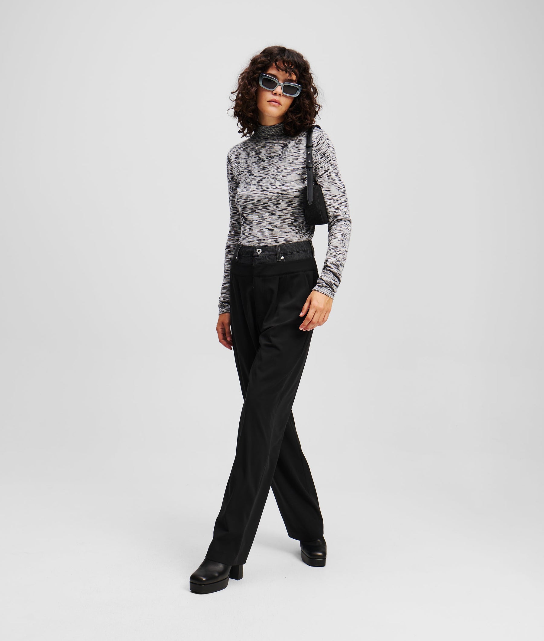MOCK-NECK JUMPER