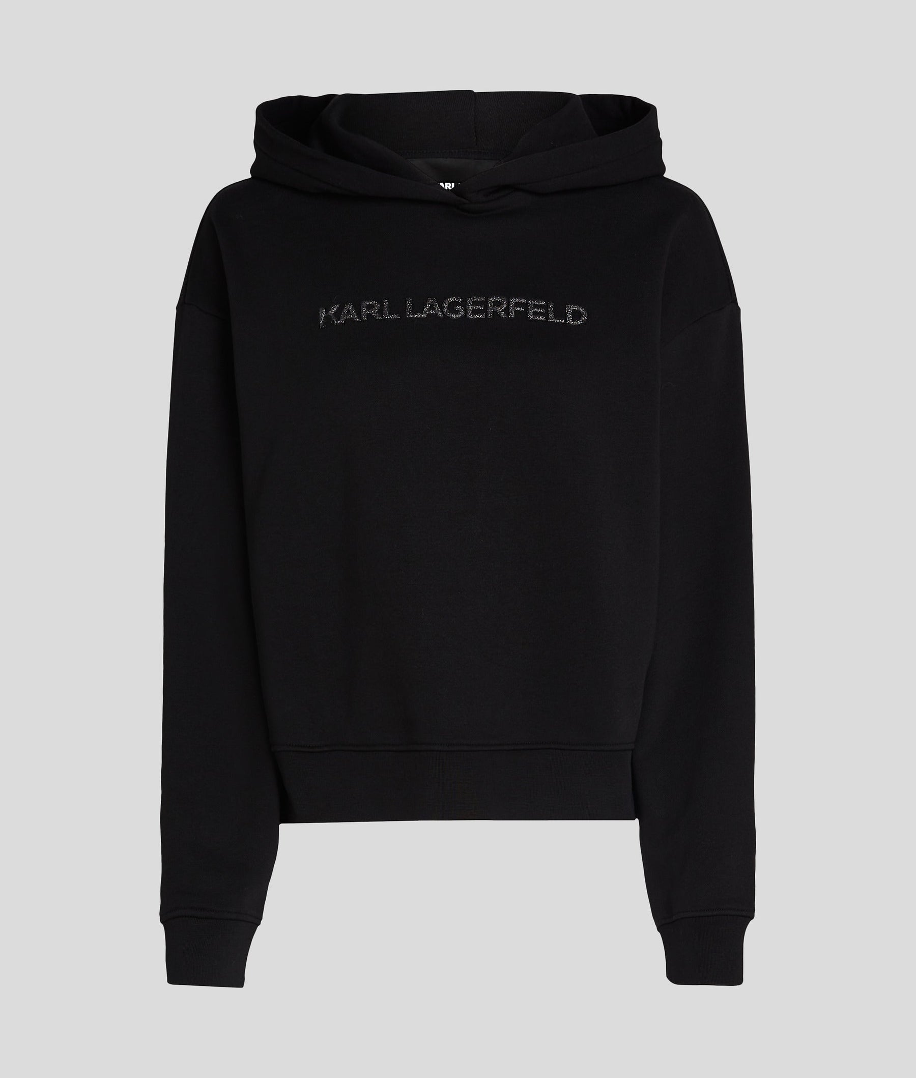 GLITTER LOGO HOODIE