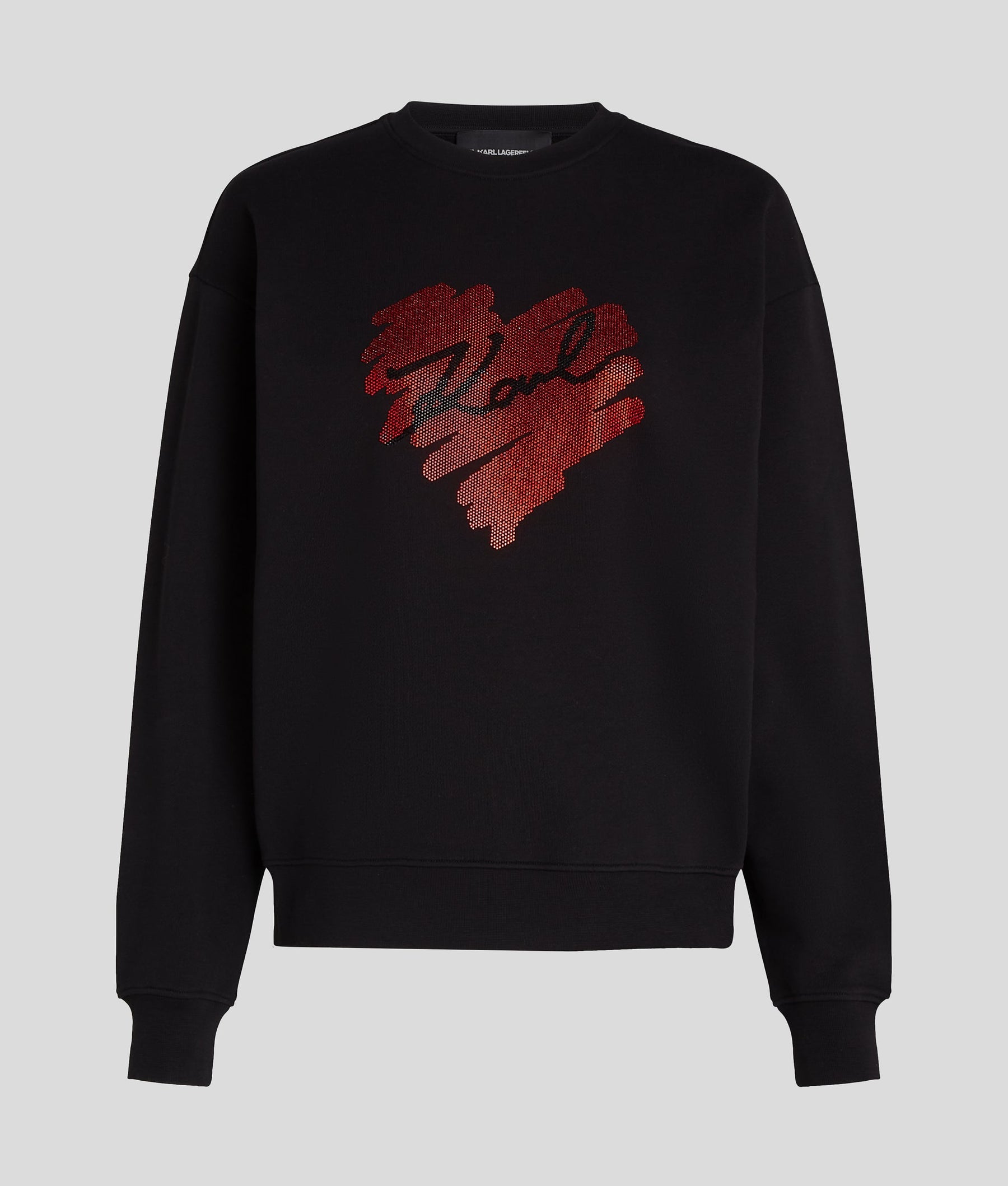 K/HEART RHINESTONE SWEATSHIRT