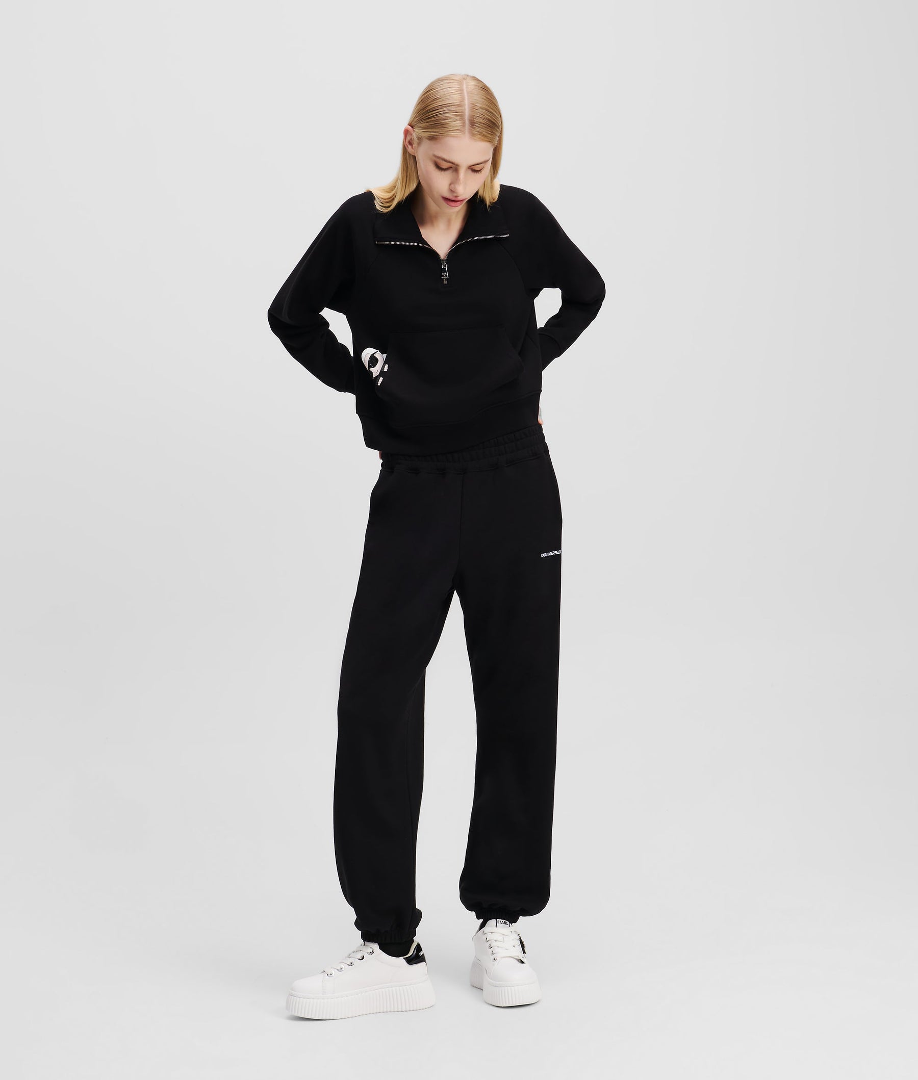 IKON PEAK-A-BOO HALF-ZIP SWEATSHIRT