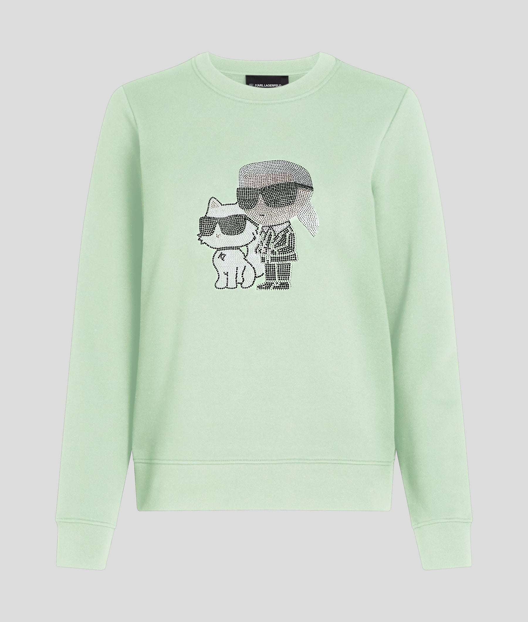 RHINESTONE IKON KARL & CHOUPETTE SWEATSHIRT