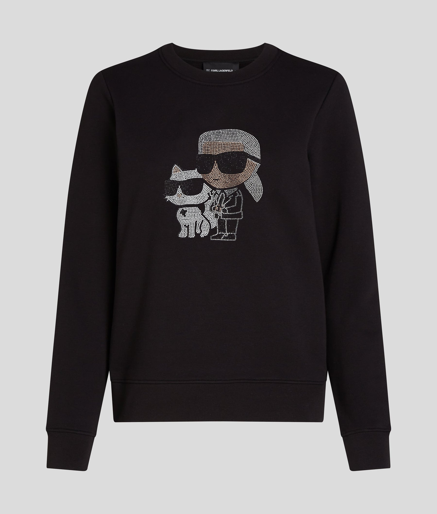 RHINESTONE IKON KARL & CHOUPETTE SWEATSHIRT