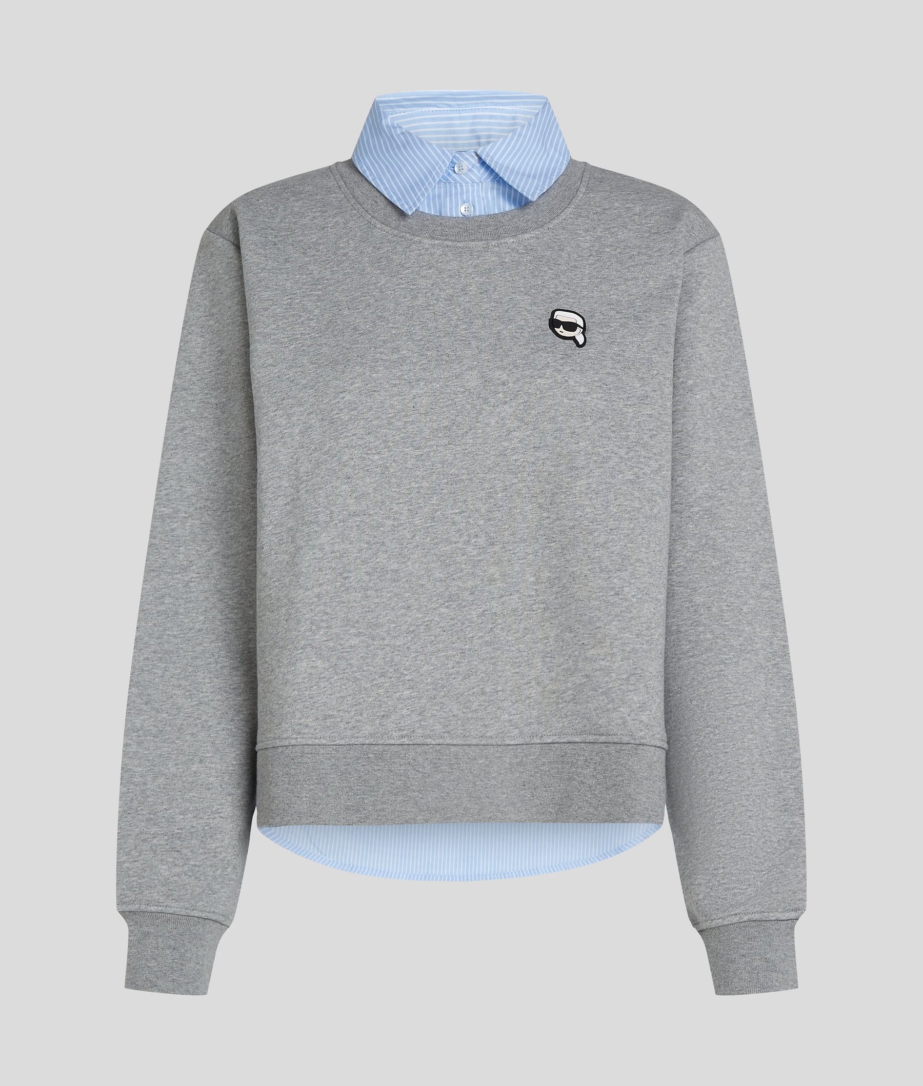 IKON FABRIC MIX SWEATSHIRT