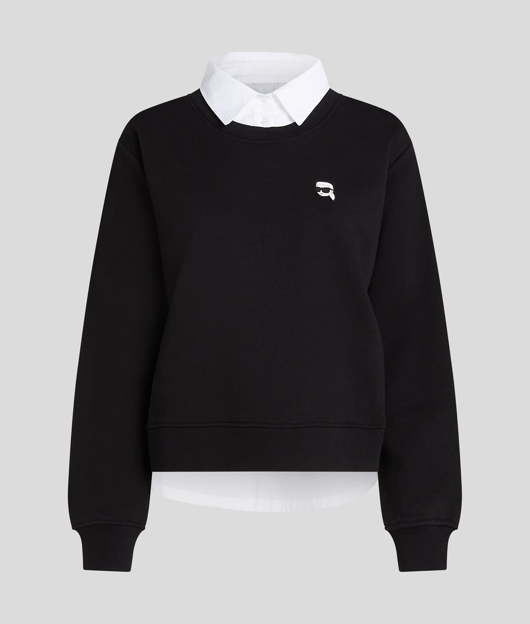 IKON FABRIC MIX SWEATSHIRT