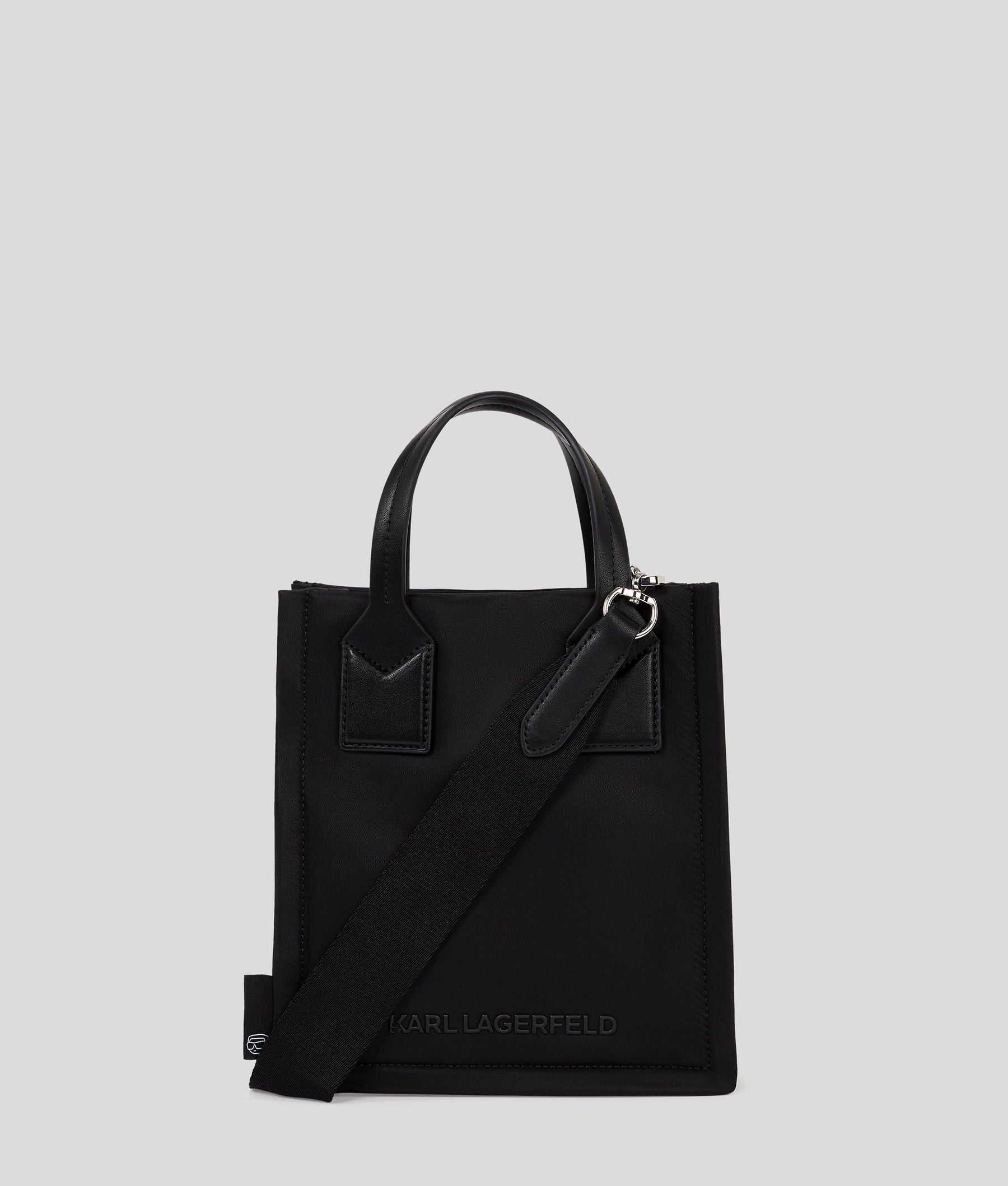 IKON NYLON SMALL SQUARE TOTE BAG