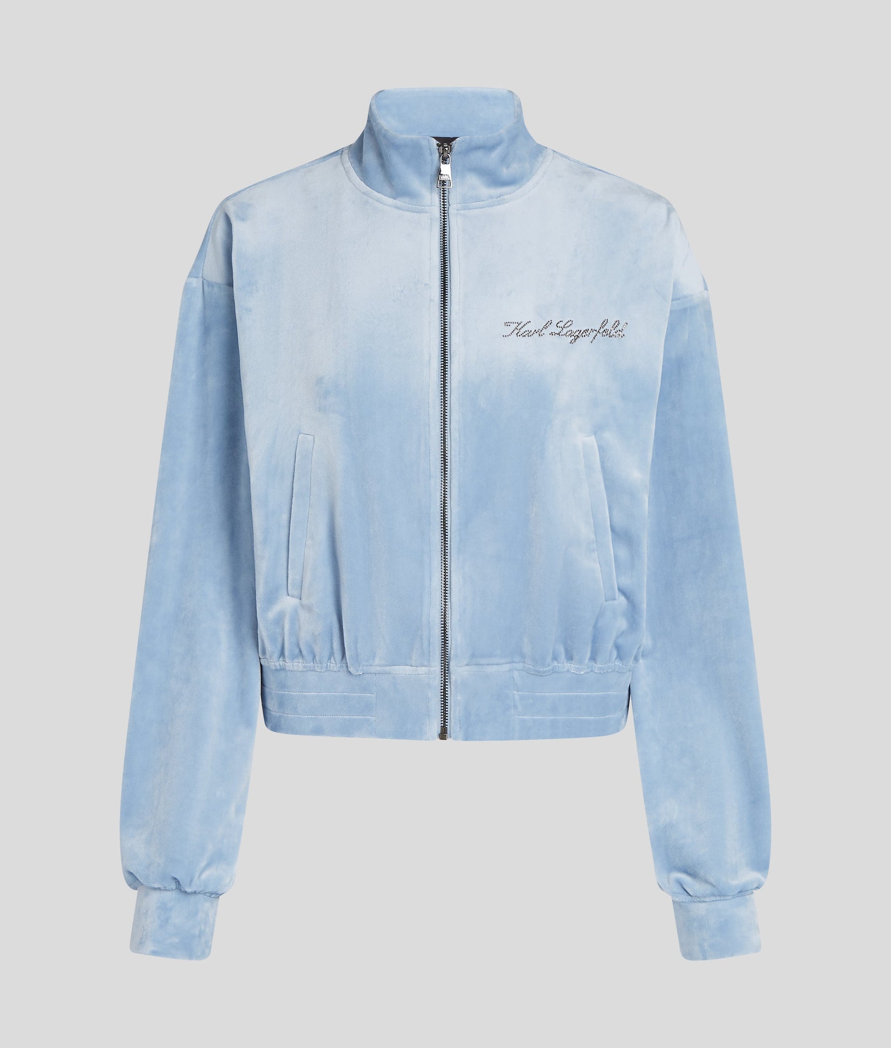 HOTEL KARL VELOUR ZIP-UP SWEATSHIRT
