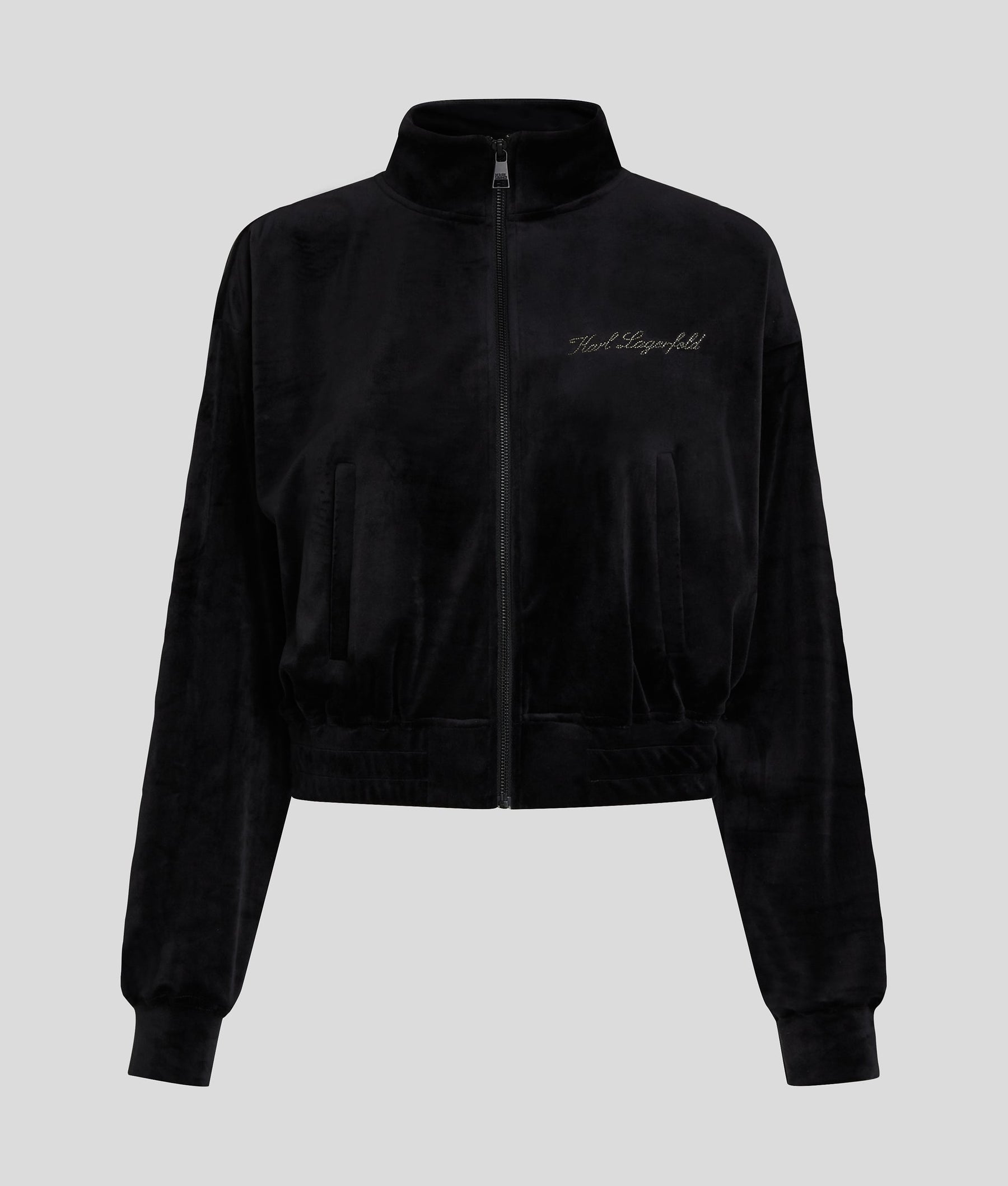 HOTEL KARL VELOUR ZIP-UP SWEATSHIRT