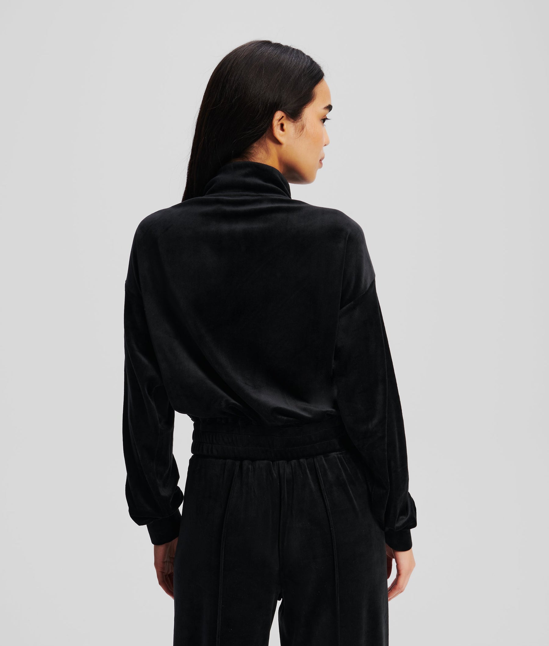 HOTEL KARL VELOUR ZIP-UP SWEATSHIRT