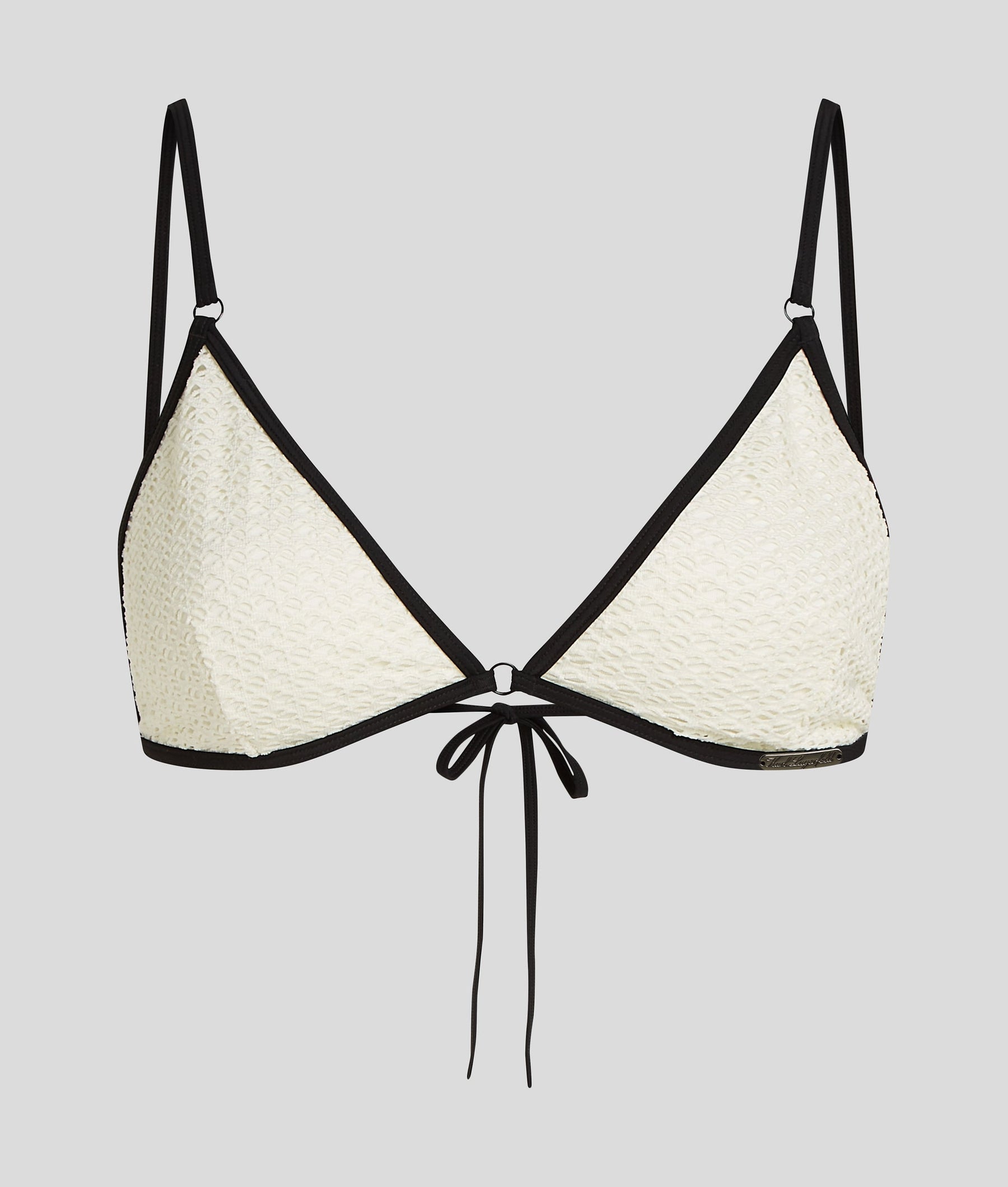 HOTEL KARL CROCHET TRIANGLE BIKINI TOP