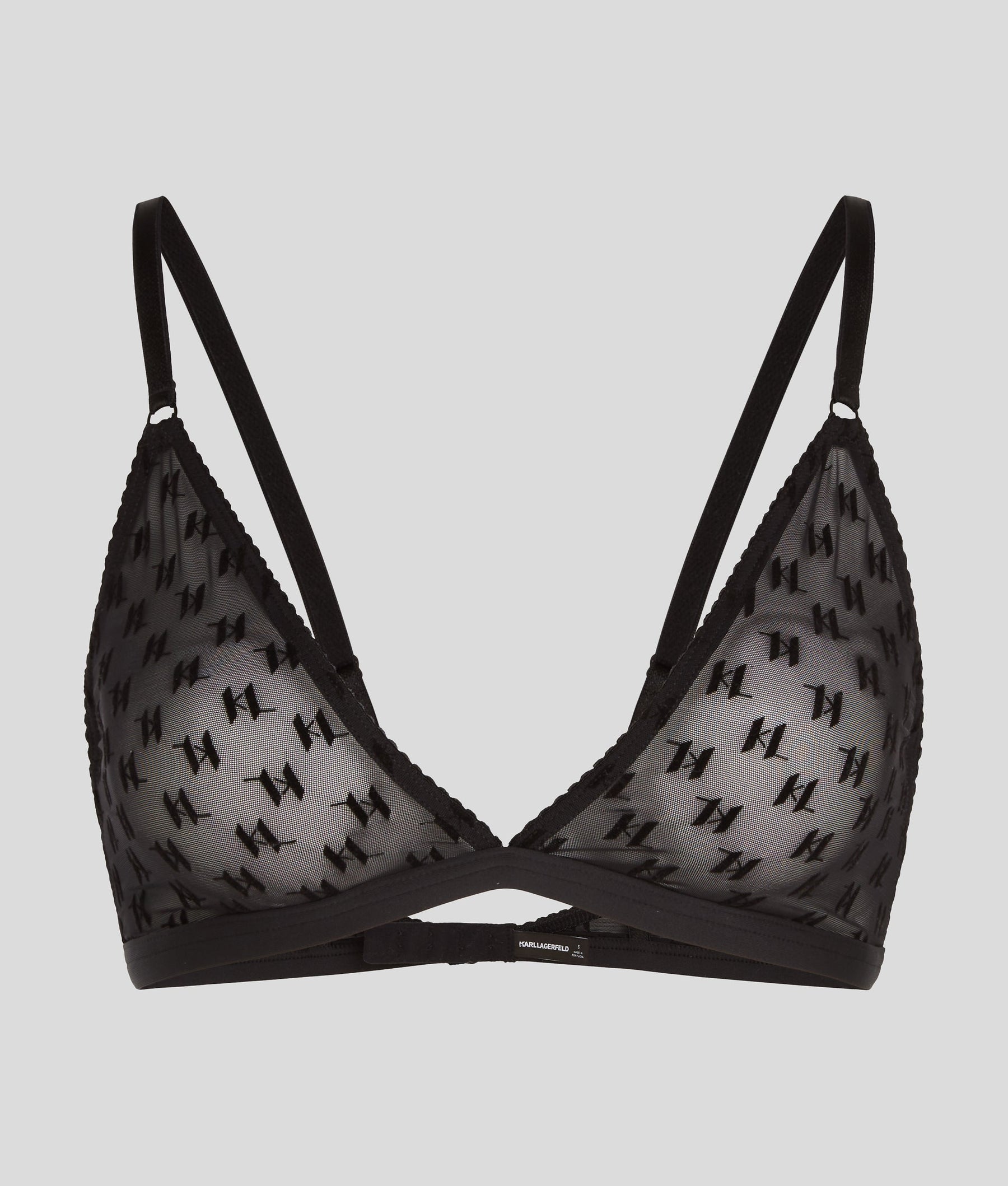 MONOGRAM MESH TRIANGLE BRA