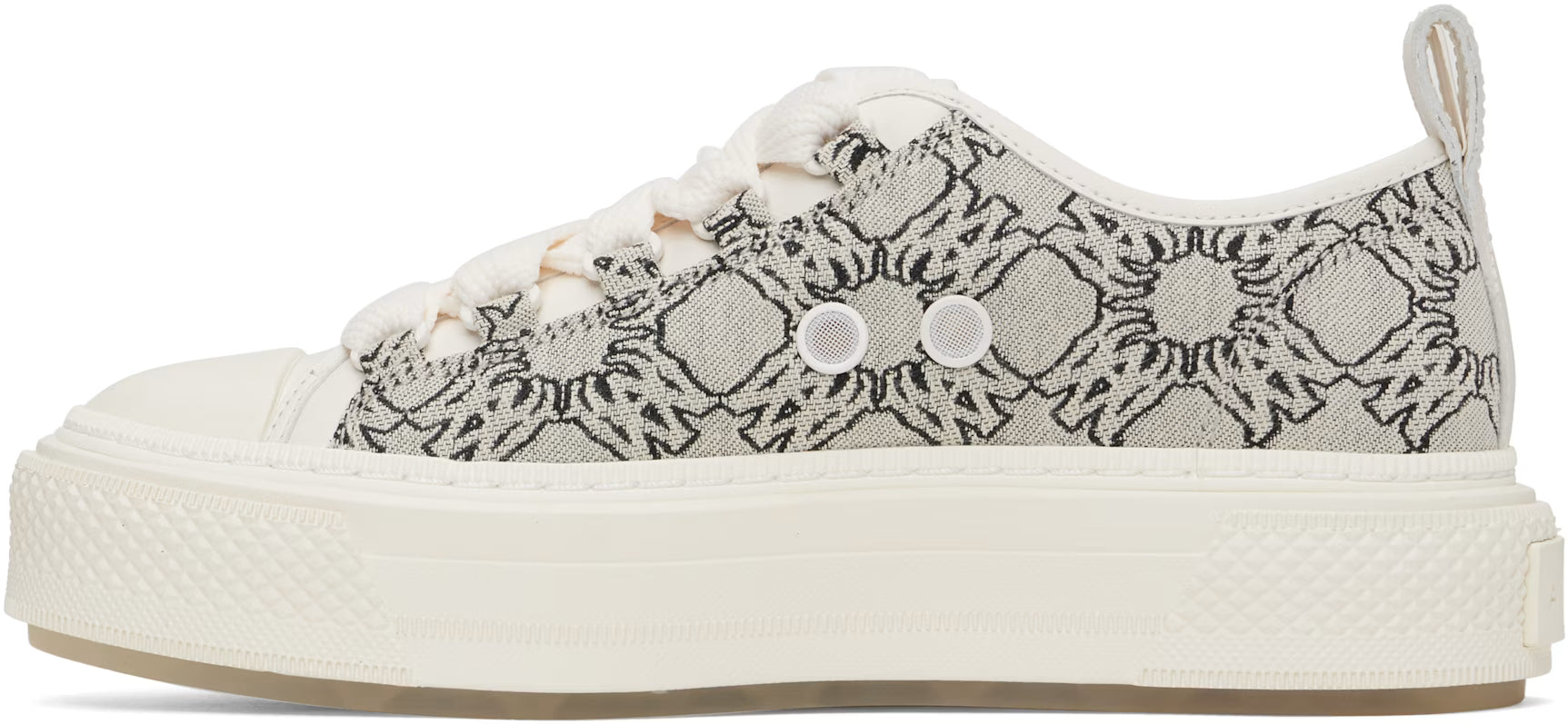 Amiri Women Gray MA Quad Jacquard Court Low Sneakers