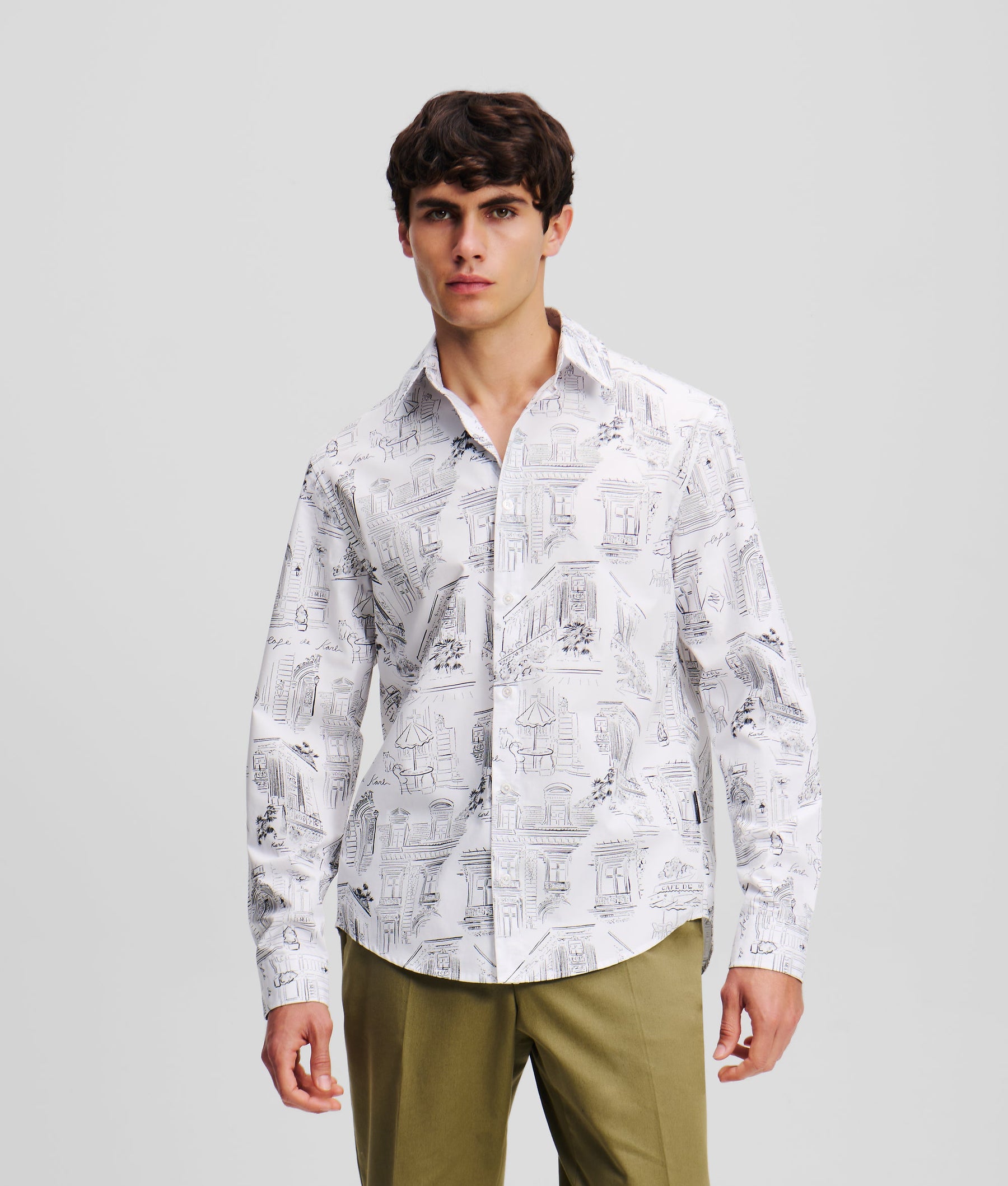 KL X JORGE PARRA ALL-OVER PRINT SHIRT