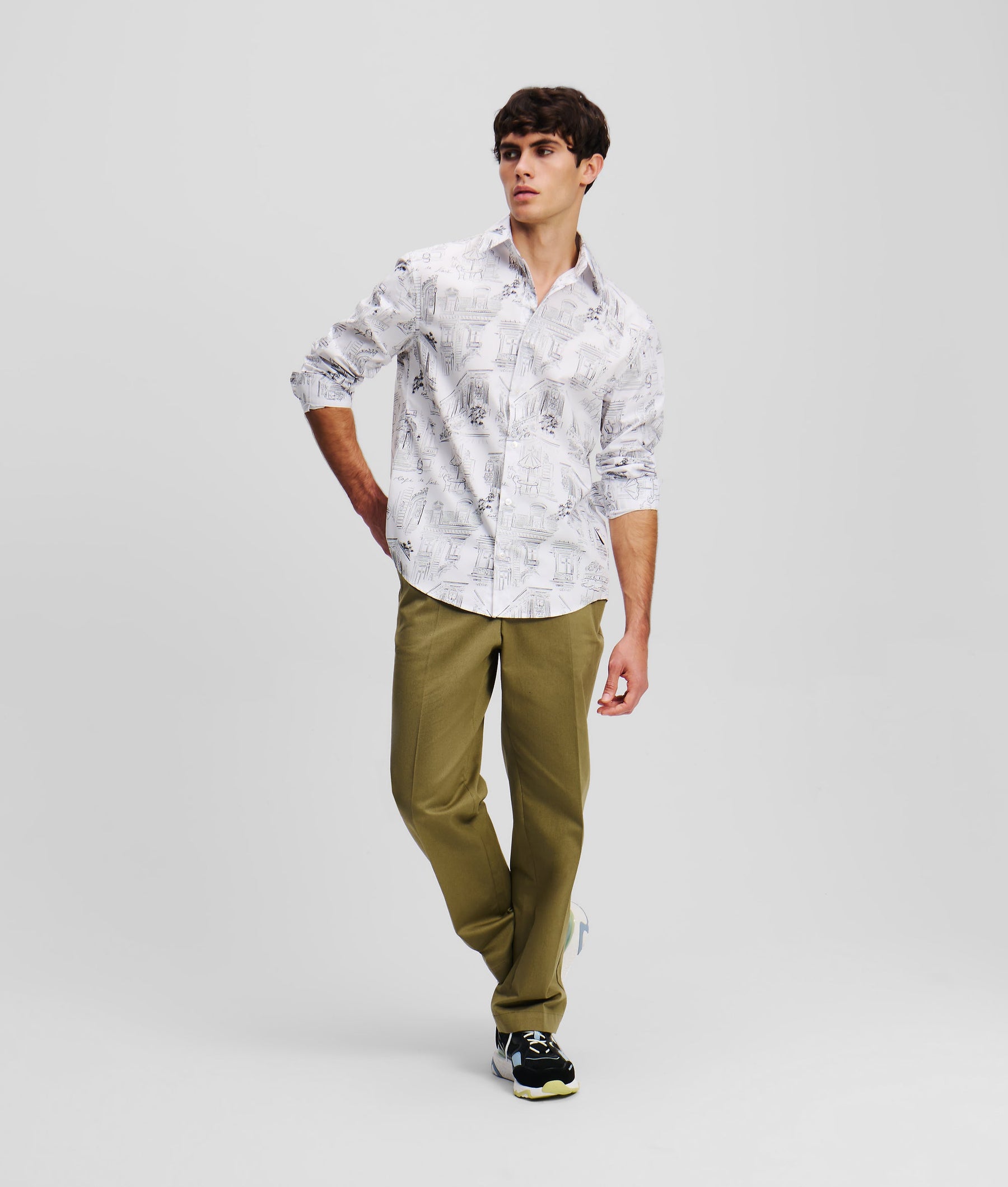KL X JORGE PARRA ALL-OVER PRINT SHIRT