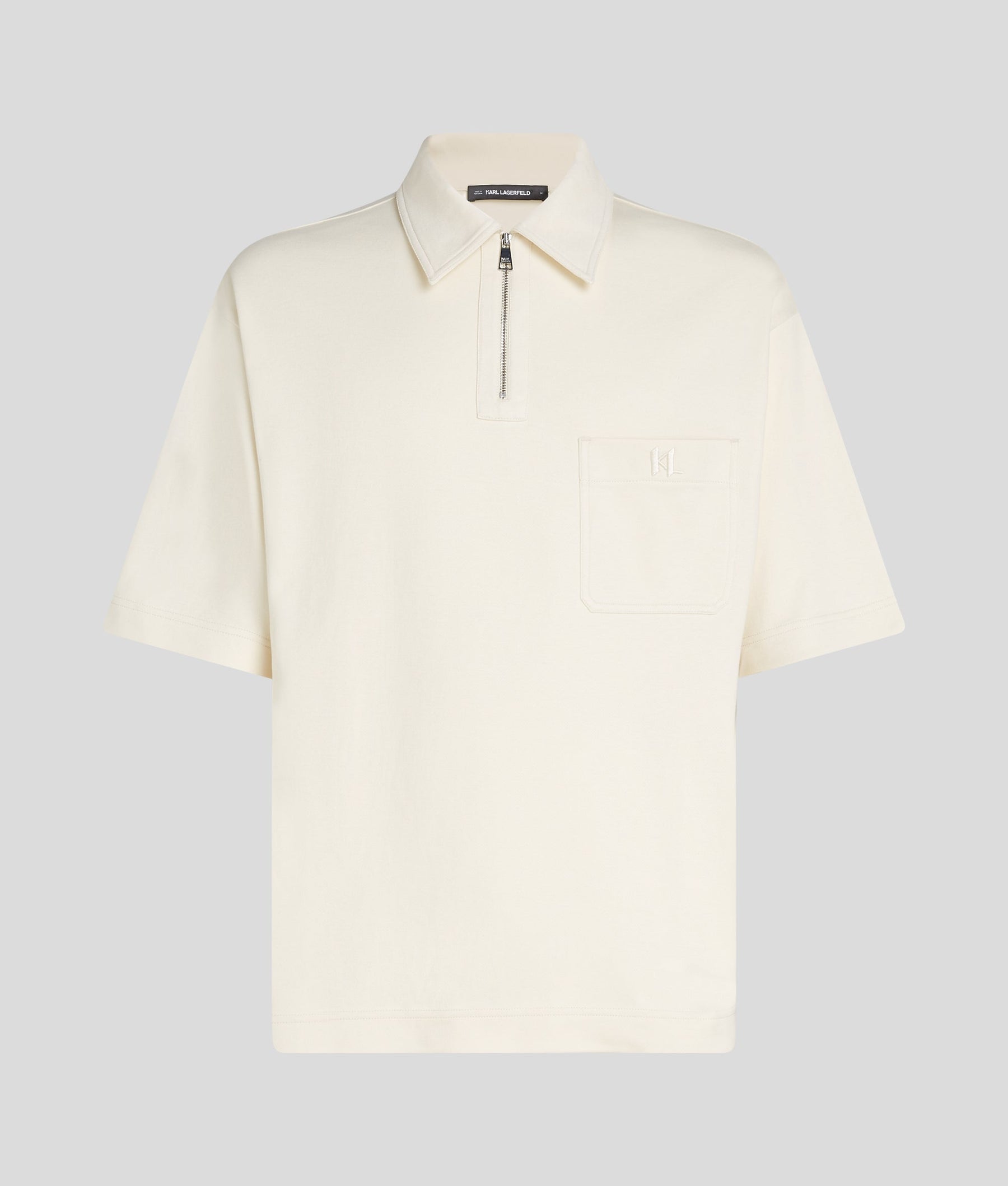 Monogram ZIP-UP POLO SHIRT