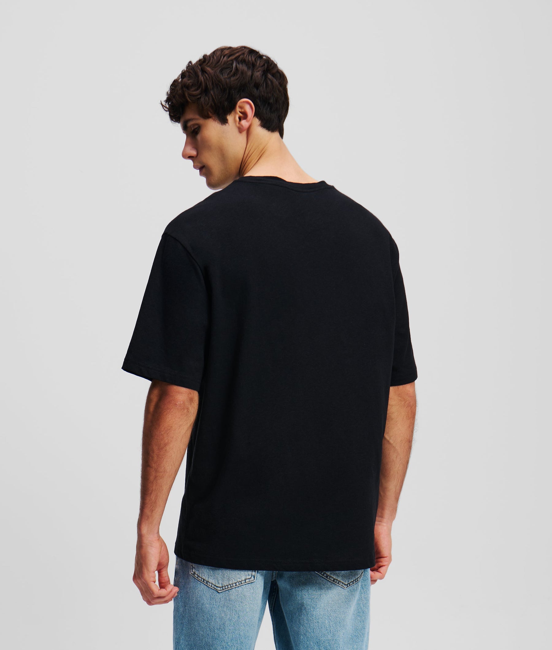 LOGO LINEN BLEND T-SHIRT