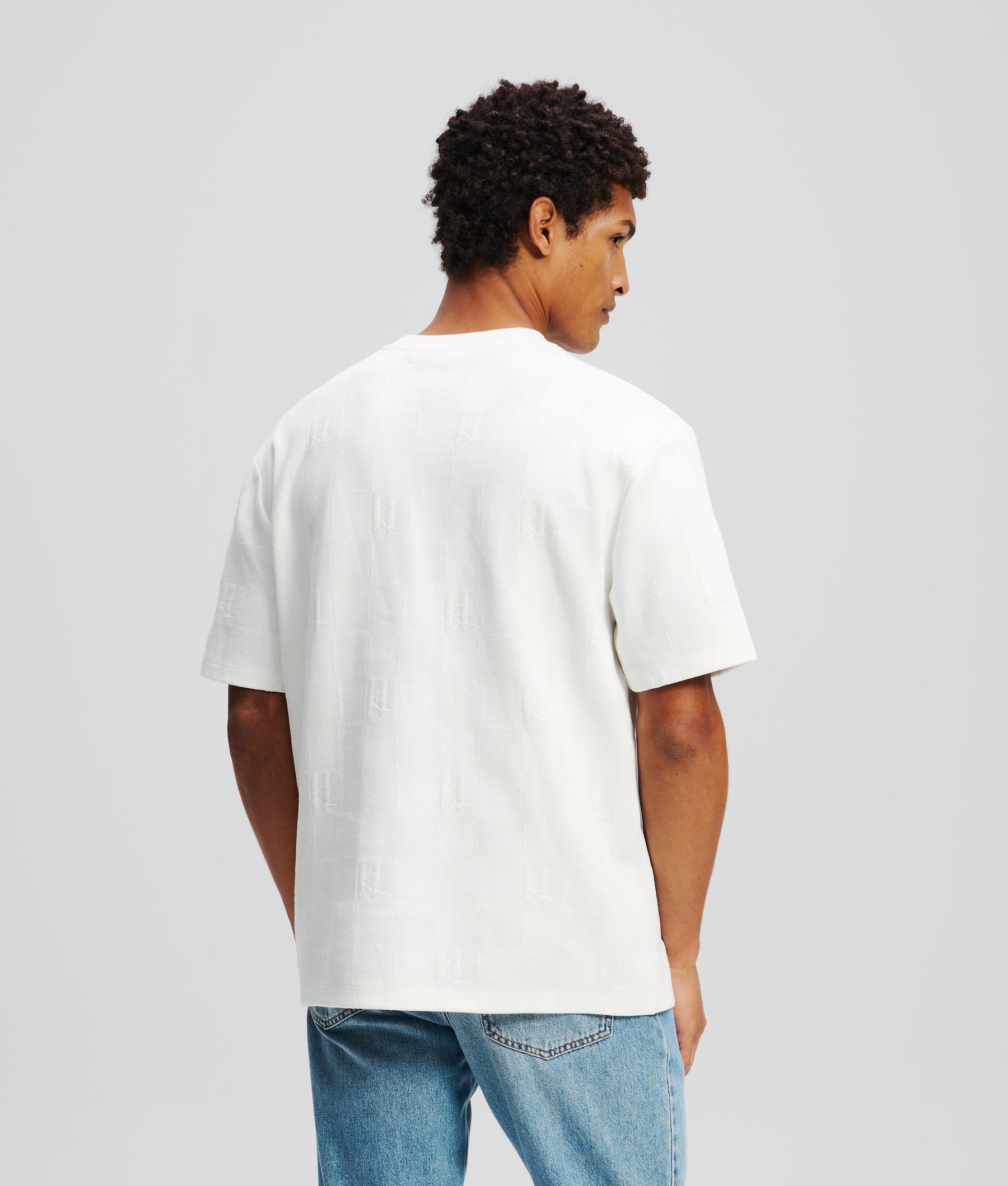 Monogram CHECKED T-SHIRT