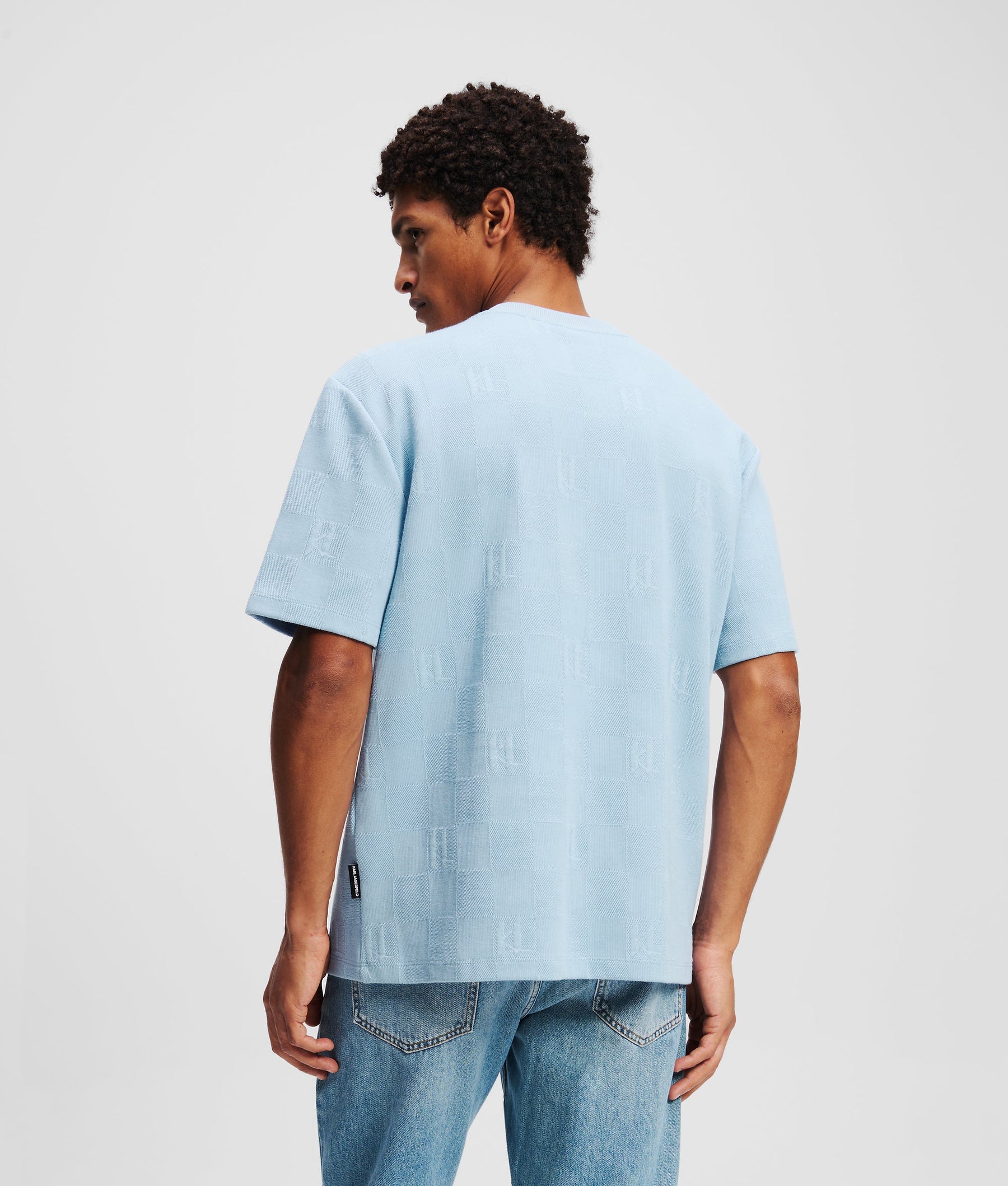 Monogram CHECKED T-SHIRT