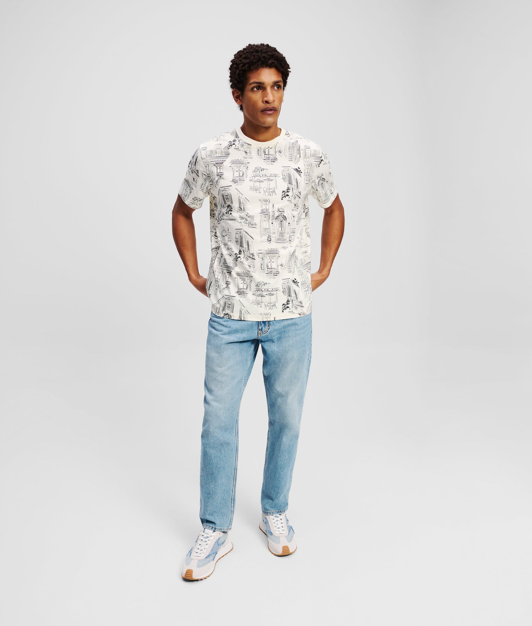 KL X JORGE PARRA ALL-OVER PRINT T-SHIRT