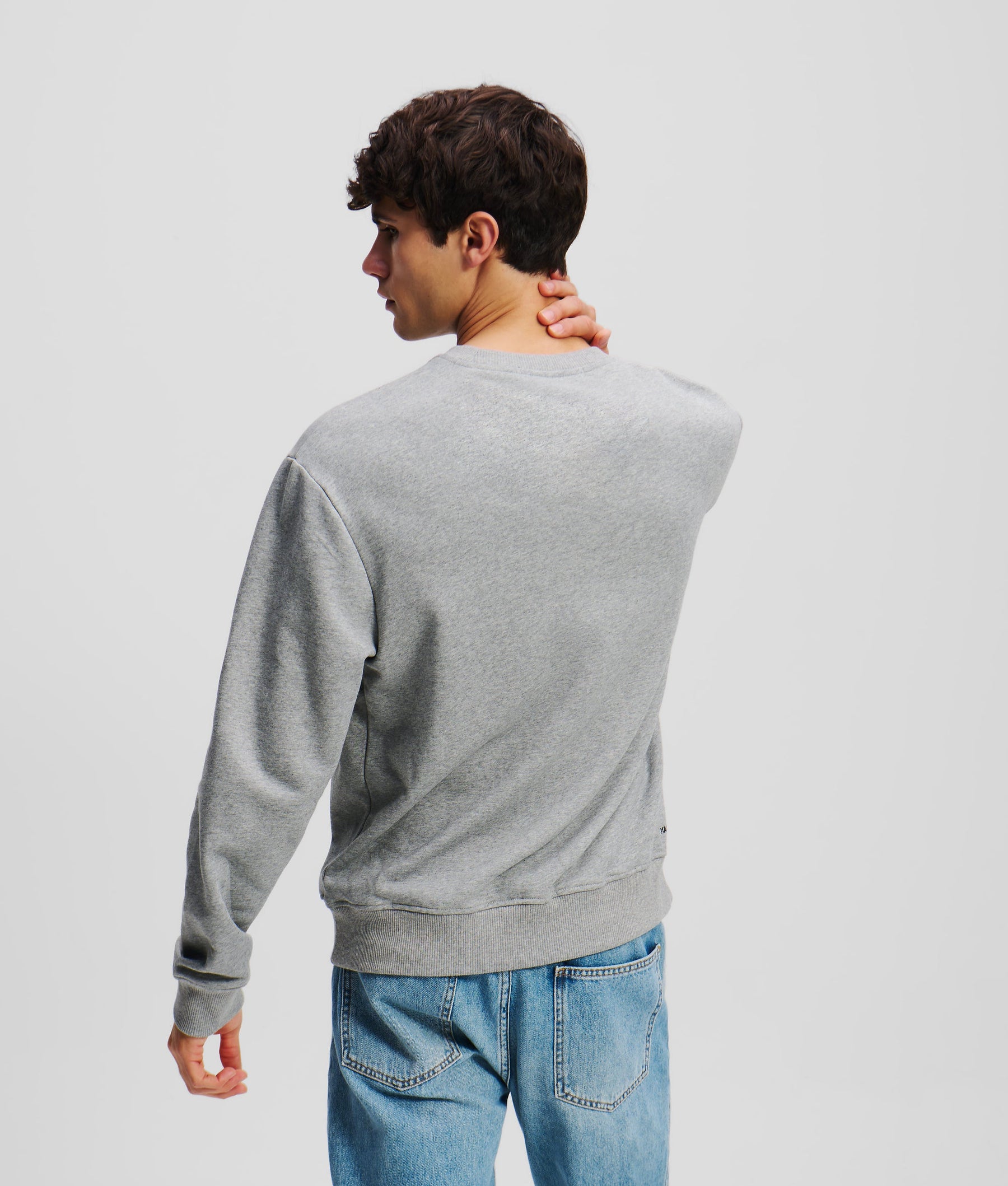IKON DENIM POCKET SWEATSHIRT