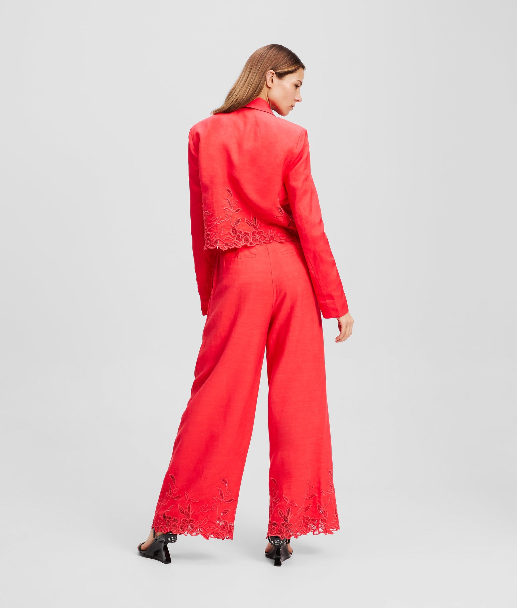 CUT-OUT EMBROIDERY CULOTTES