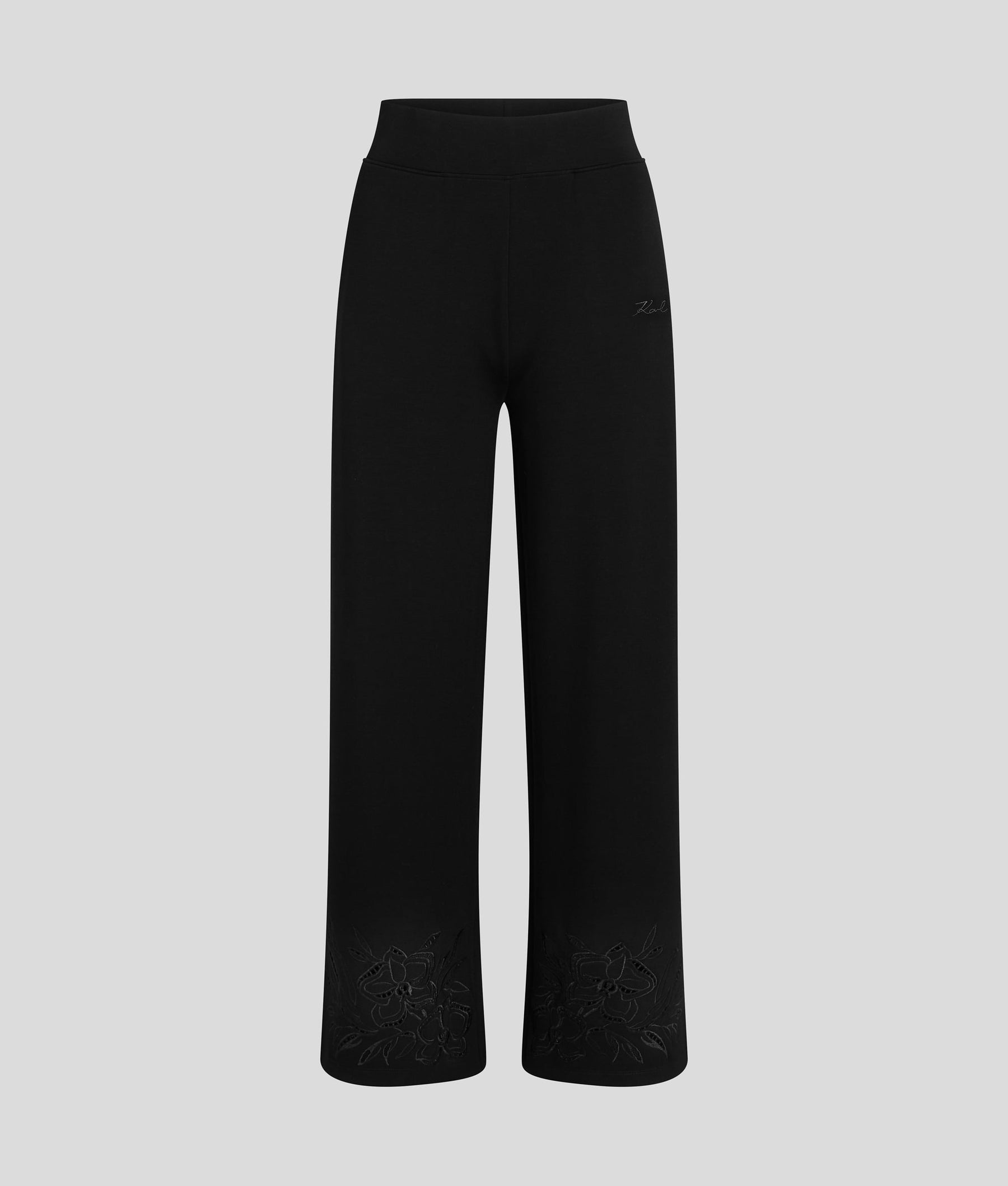 ORCHID EMBROIDERY TRACK PANTS
