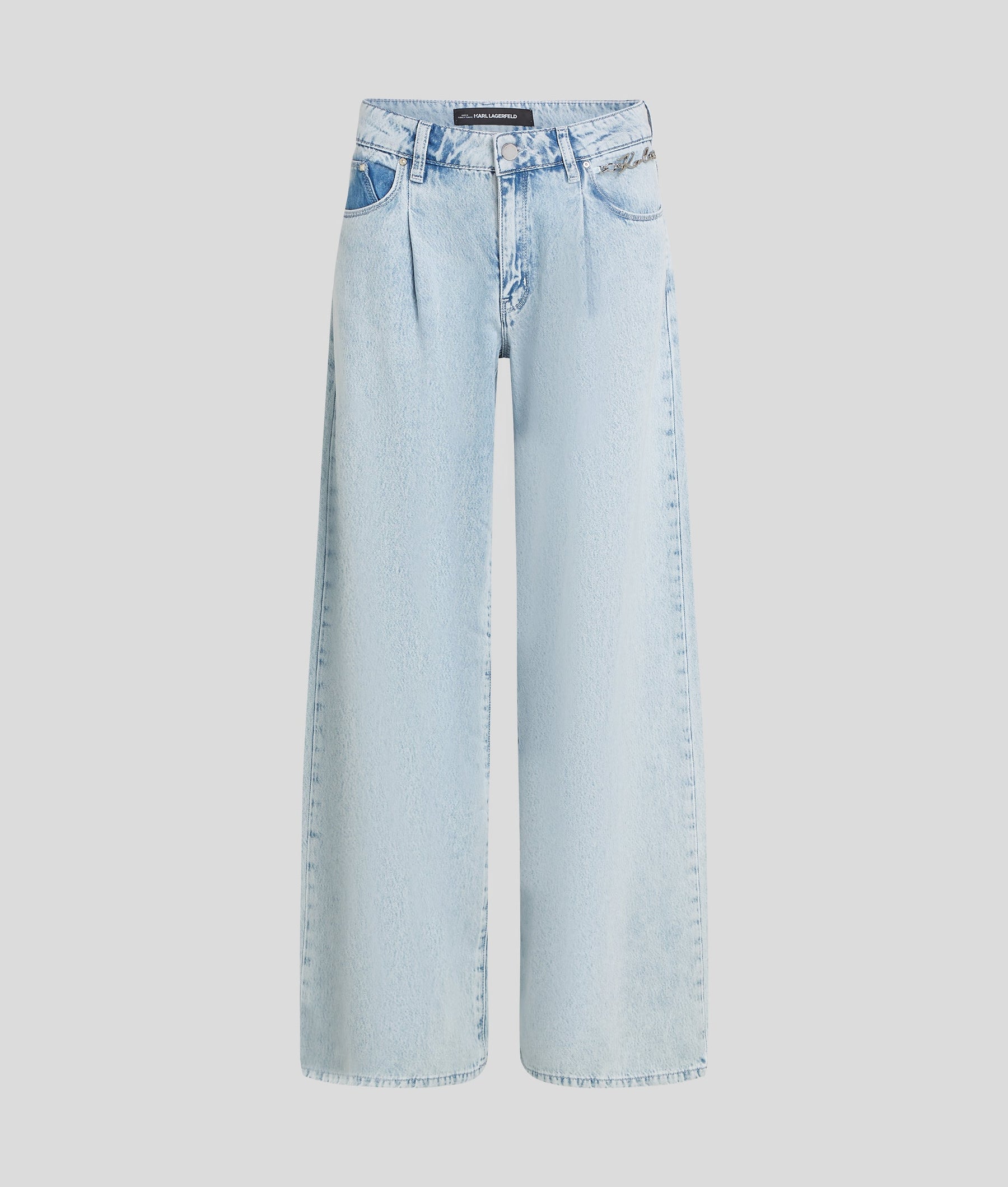 MID-RISE WIDE-LEG JEANS
