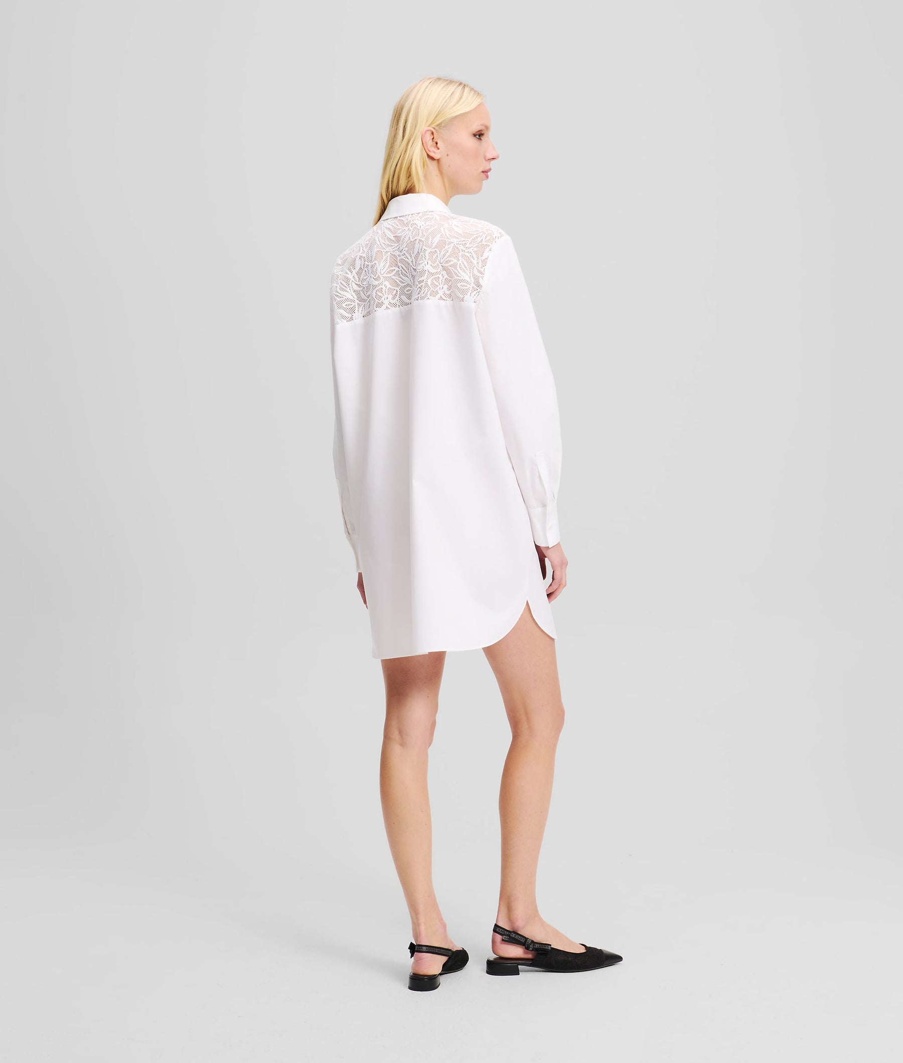 ORCHID EMBROIDERY TUNIC SHIRT