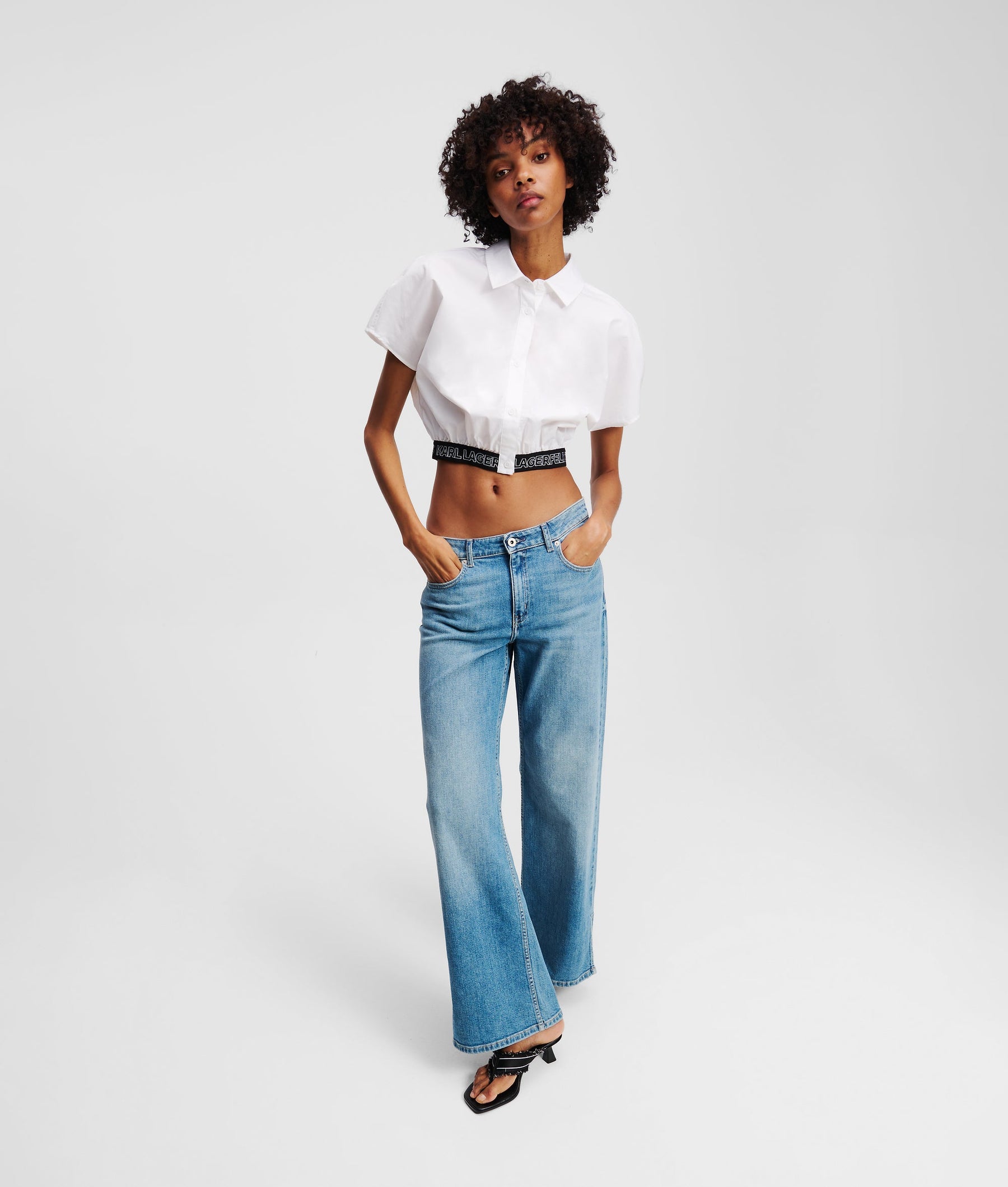 CROPPED WOVEN SHIRT