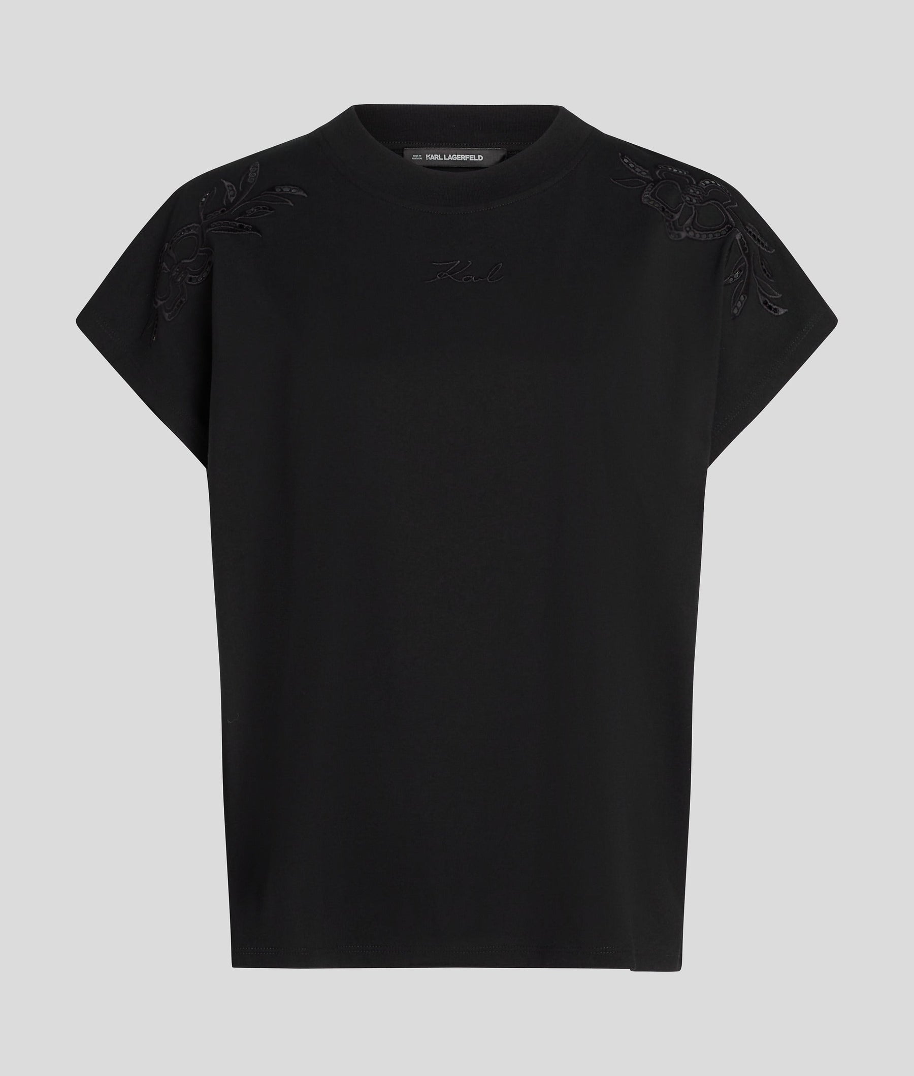 ORCHID EMBROIDERY T-SHIRT
