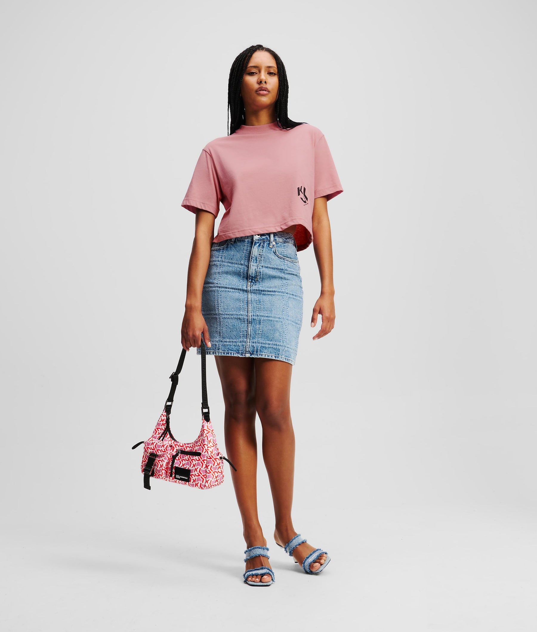 MONOGRAM CROP T-SHIRT