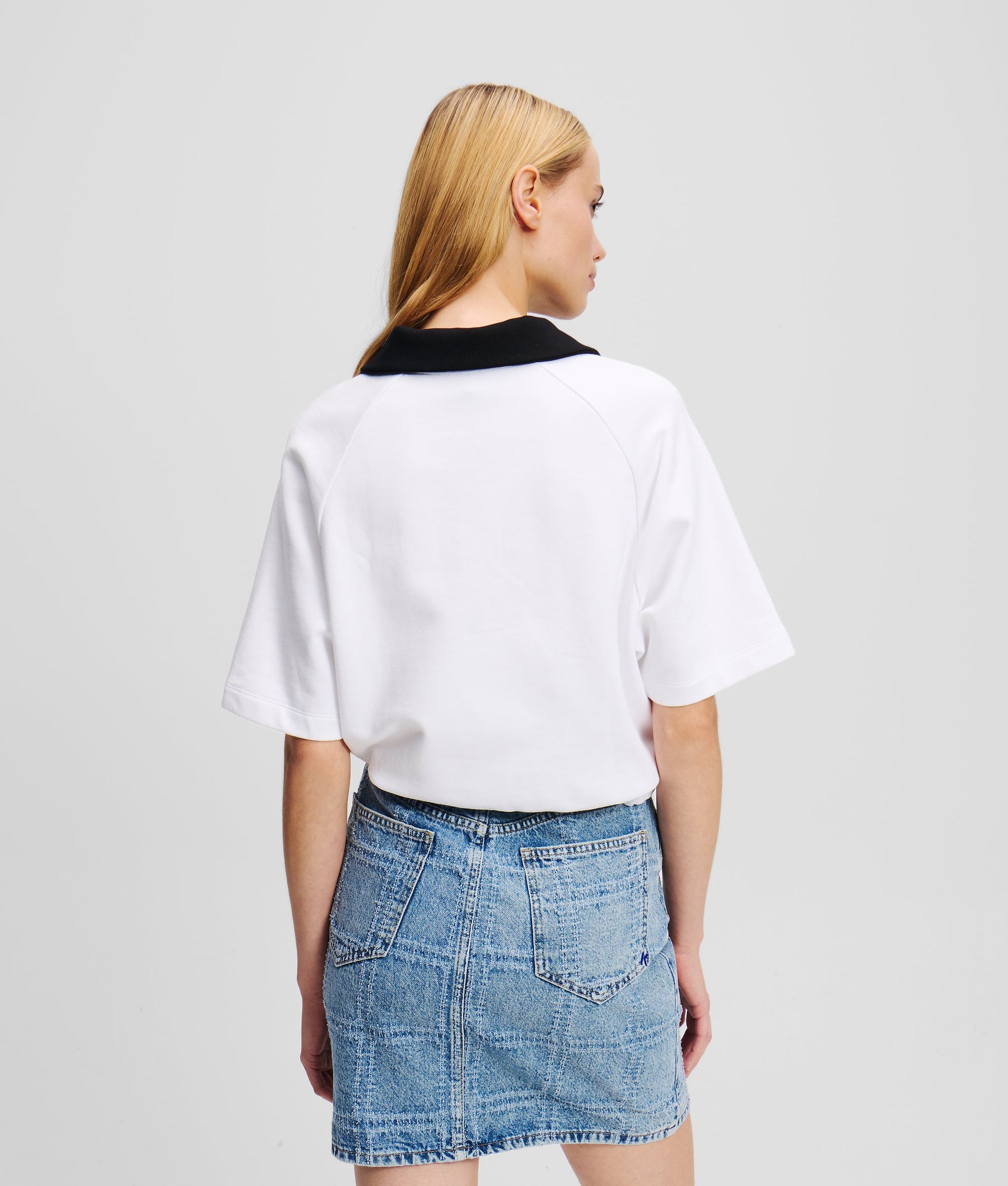 CROPPED POLO SHIRT
