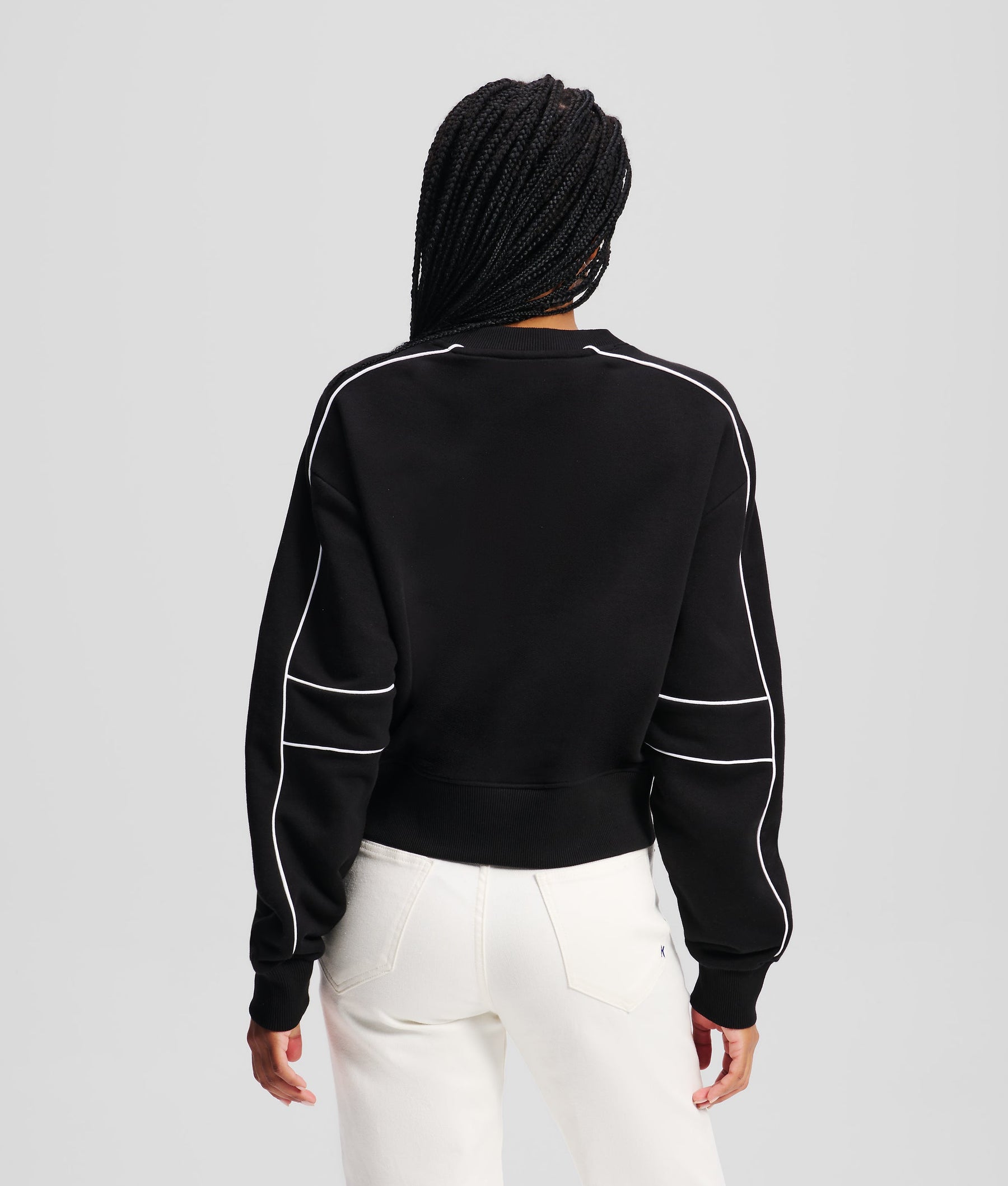 RELAXED CROPPED SWEATSHIRT