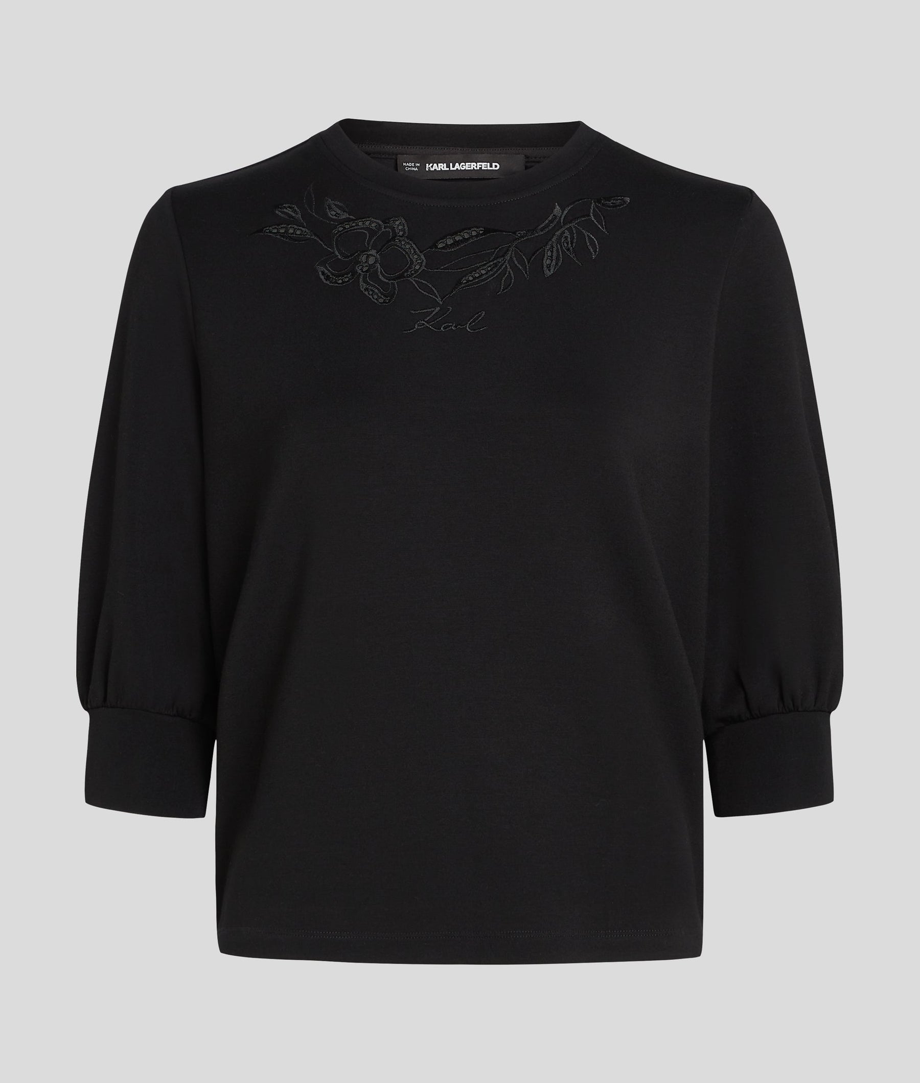 ORCHID EMBROIDERY JUMPER