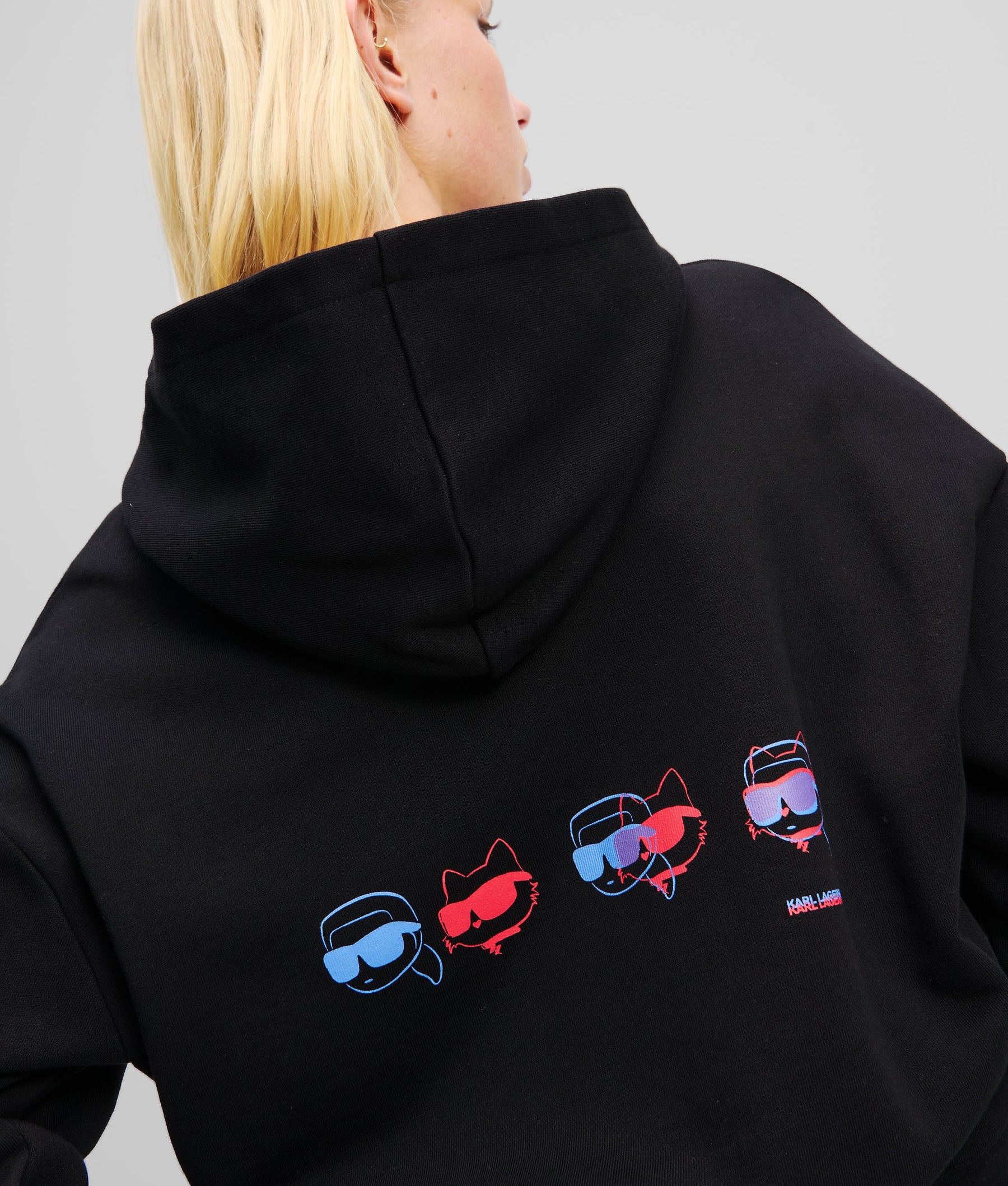 IKON COLOUR-POP CROPPED HOODIE