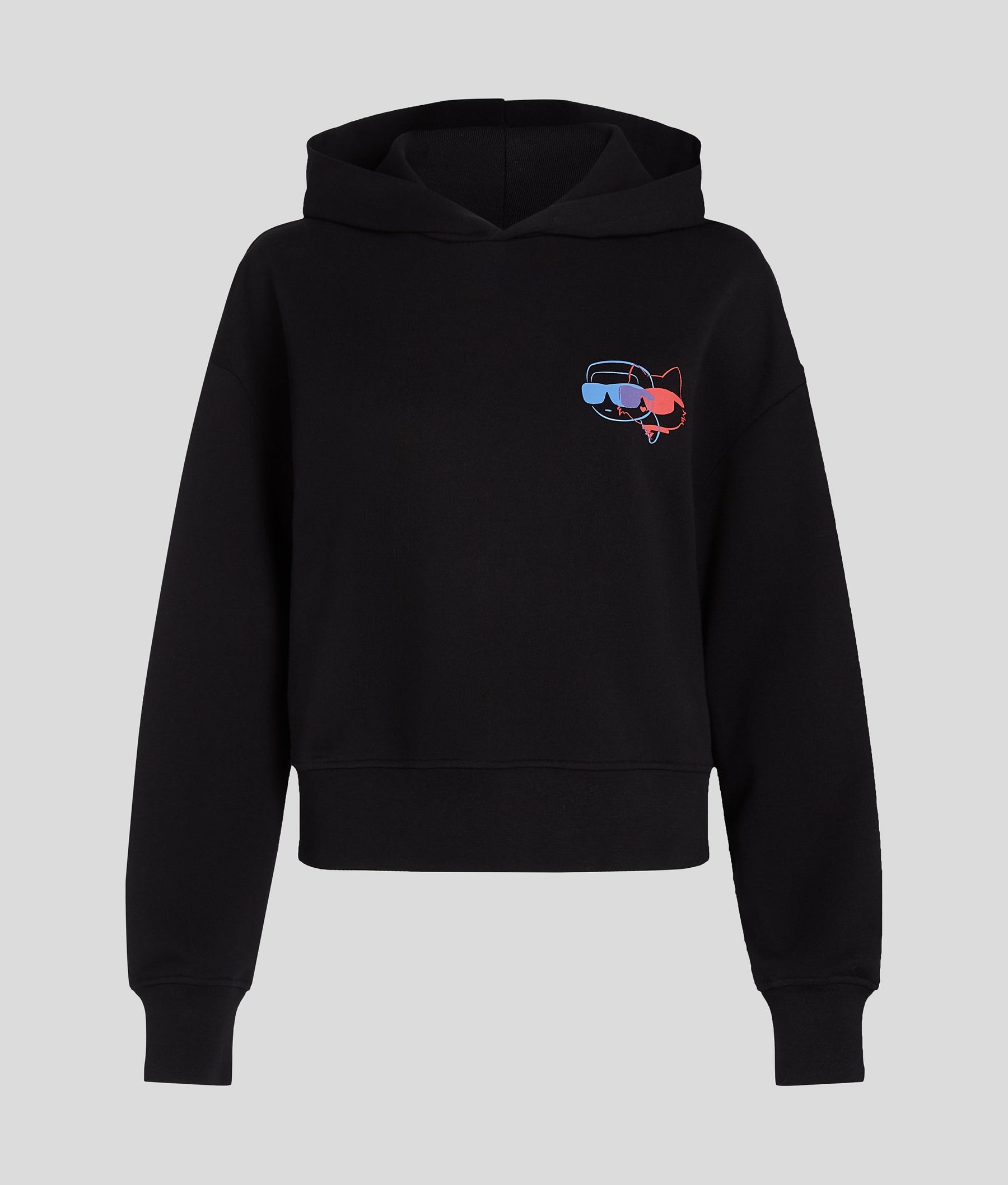 IKON COLOUR-POP CROPPED HOODIE