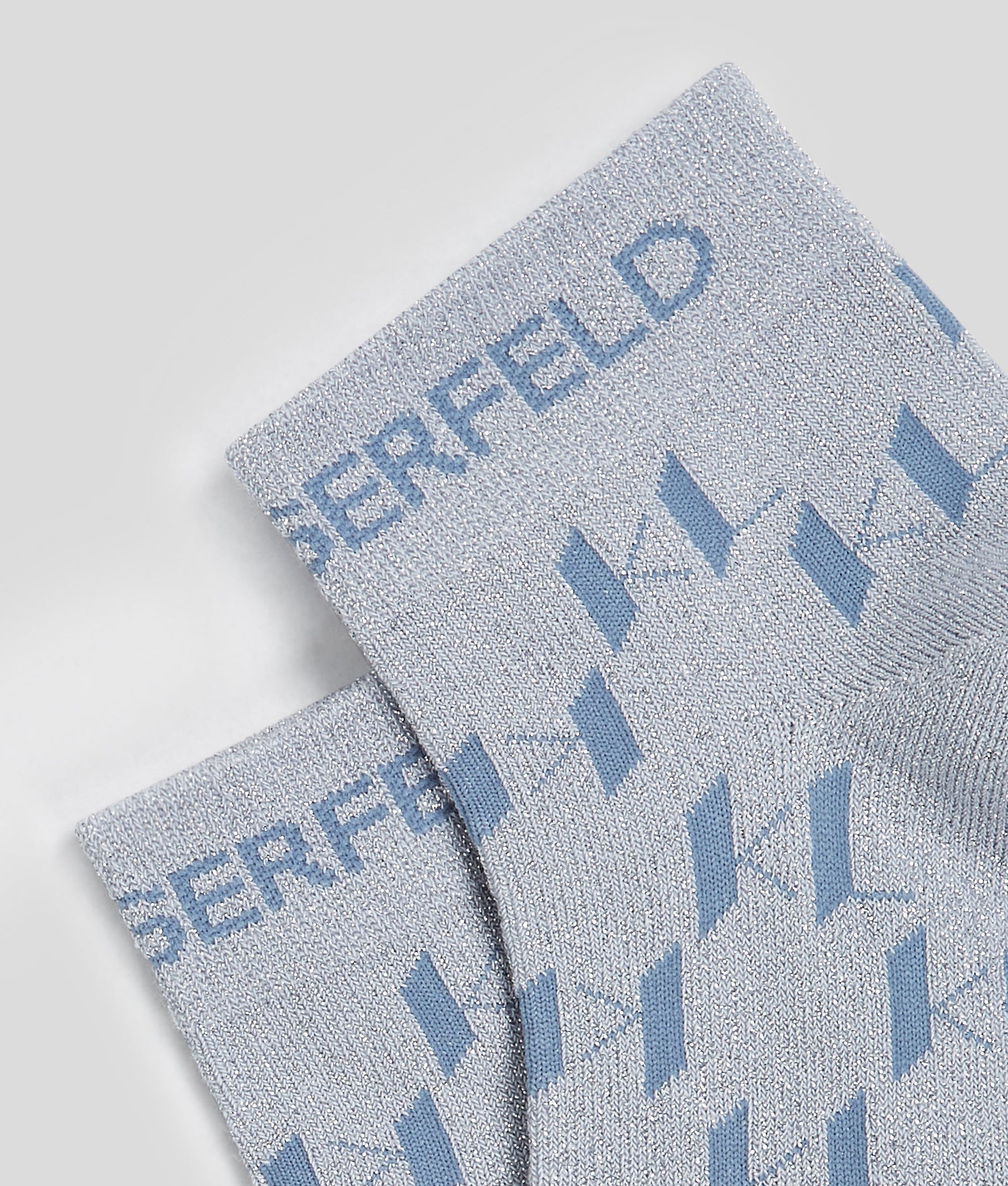 K/MONOGRAM SHORT SOCKS – 2-PACK