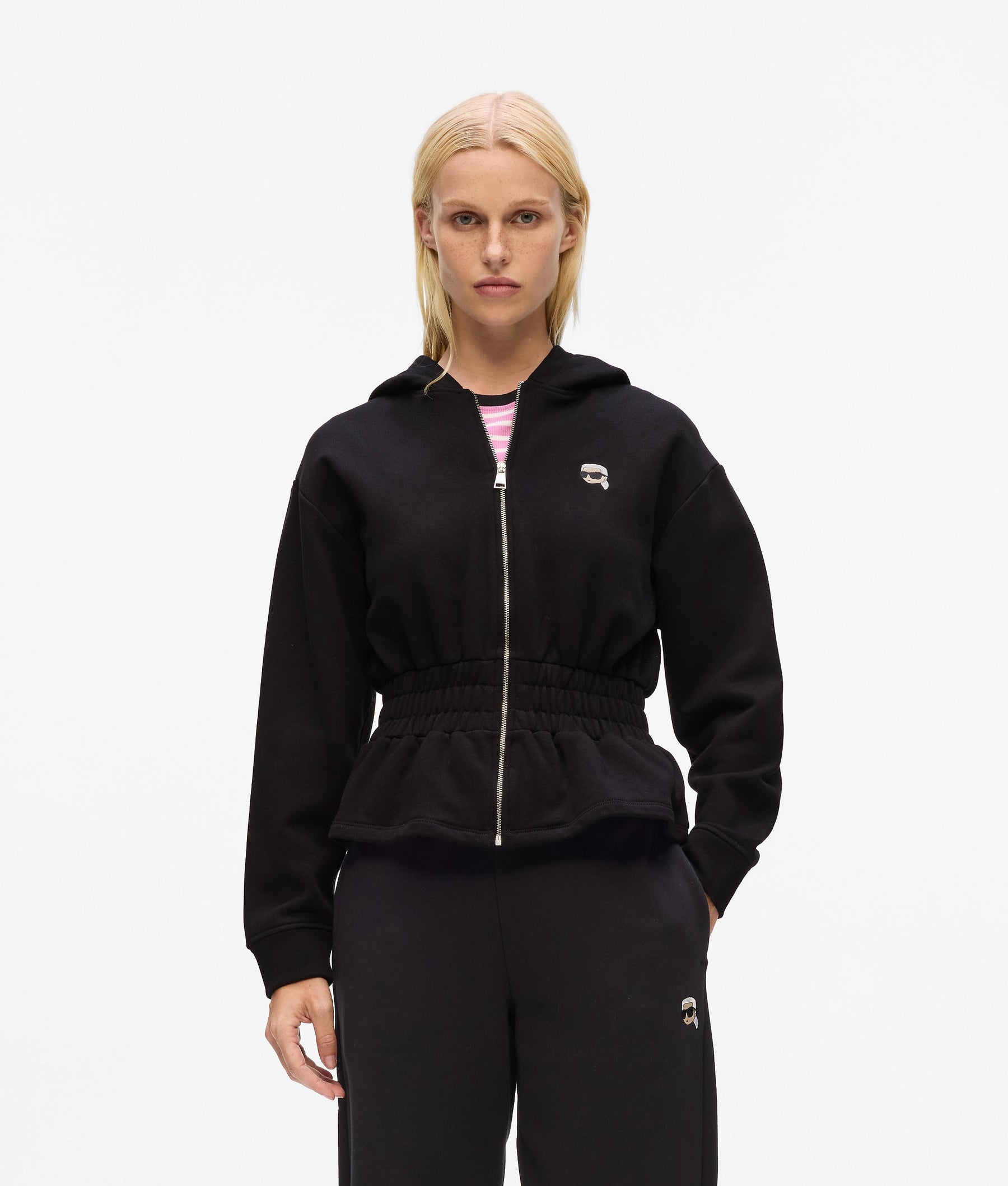 Ikon cinched zip hoodie