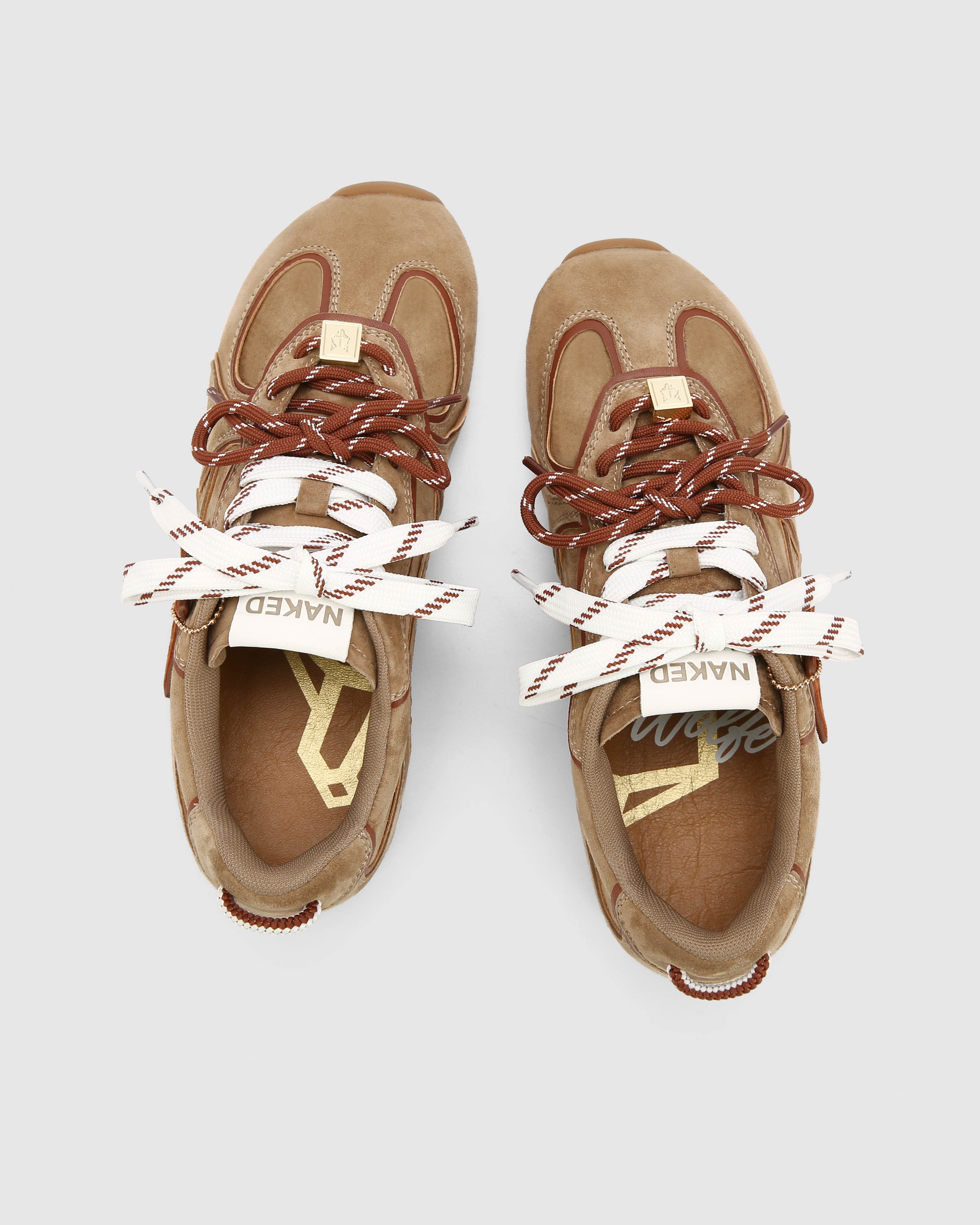 Adored Khaki Suede