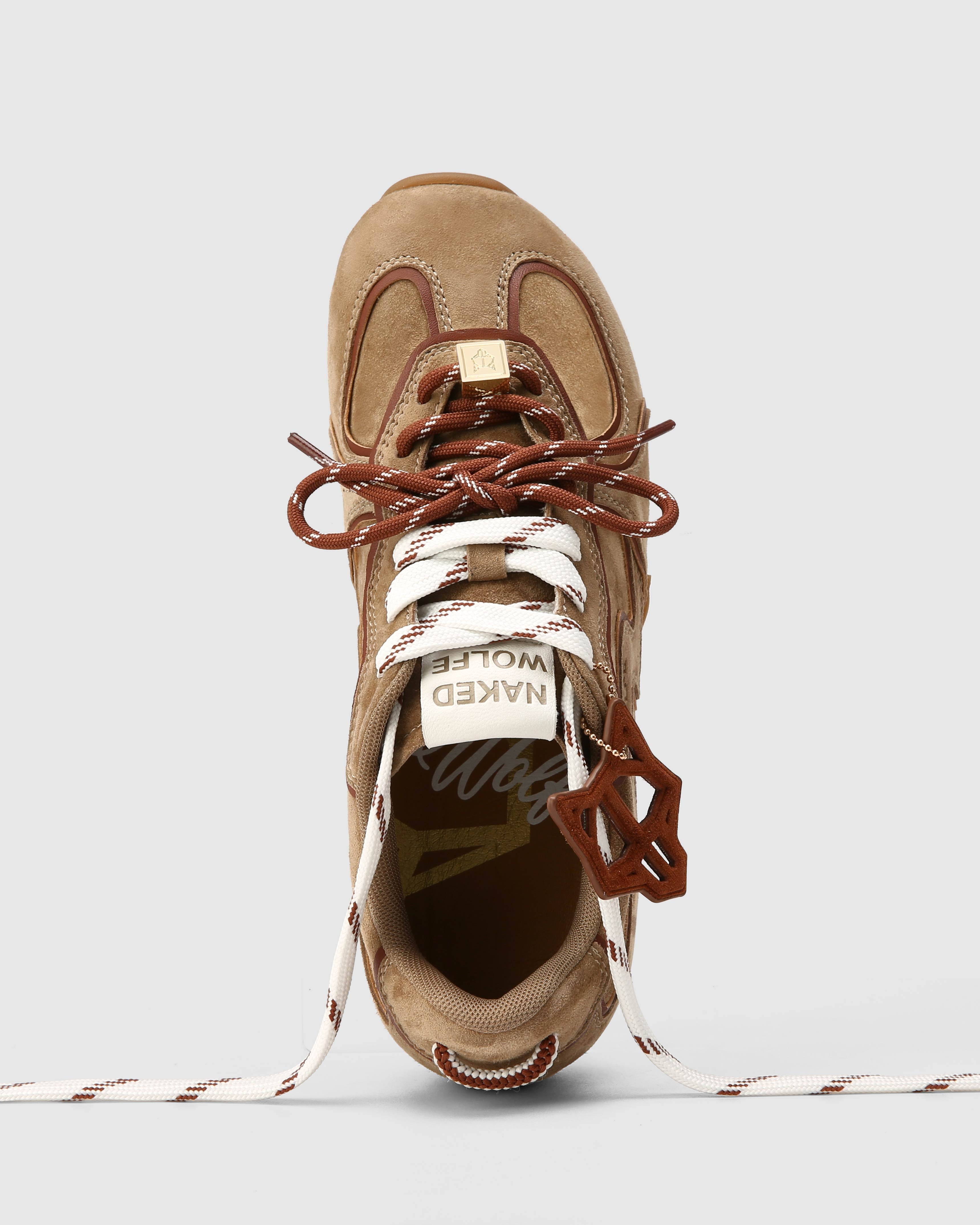 Adored Khaki Suede