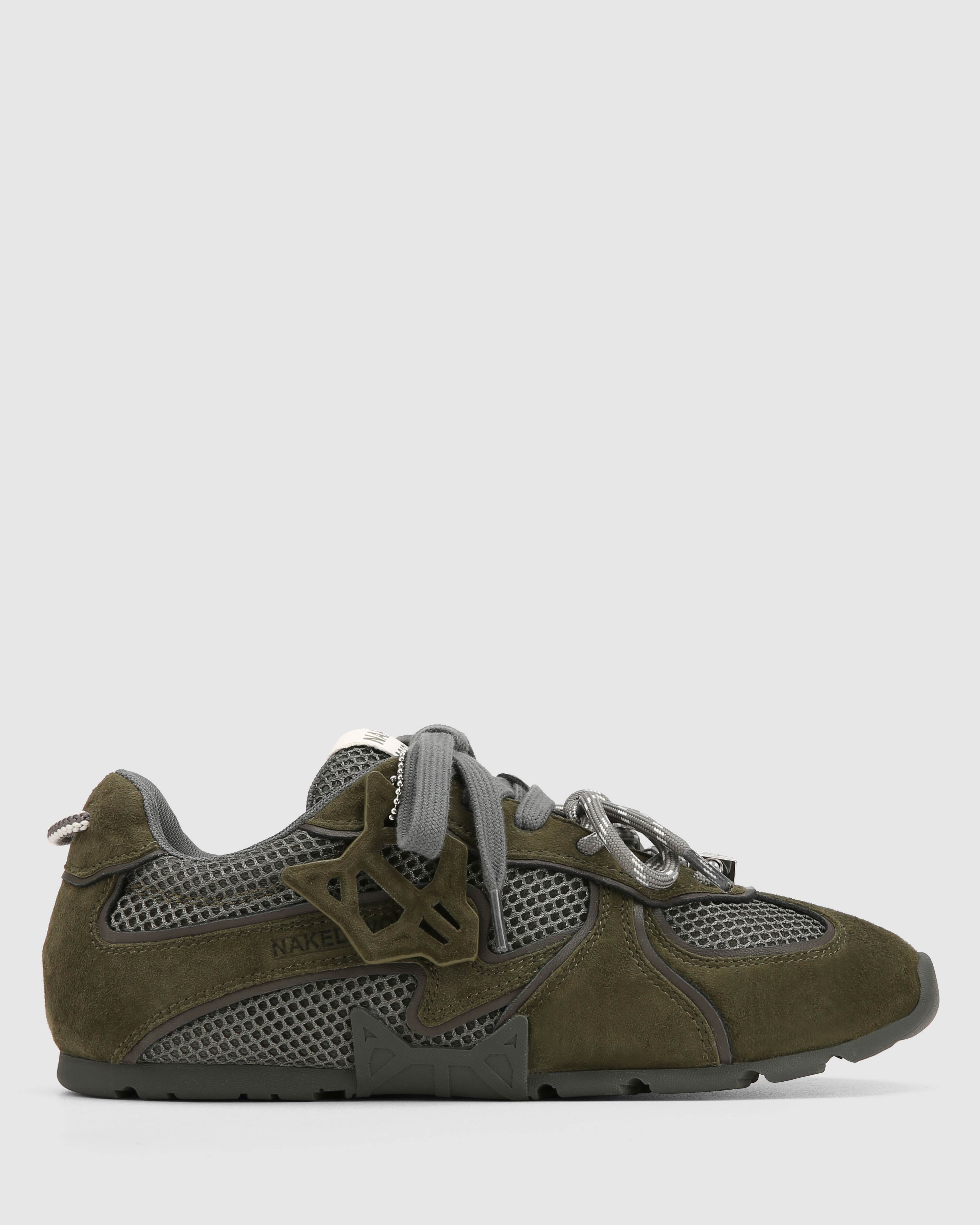 Adored Sport Green Suede