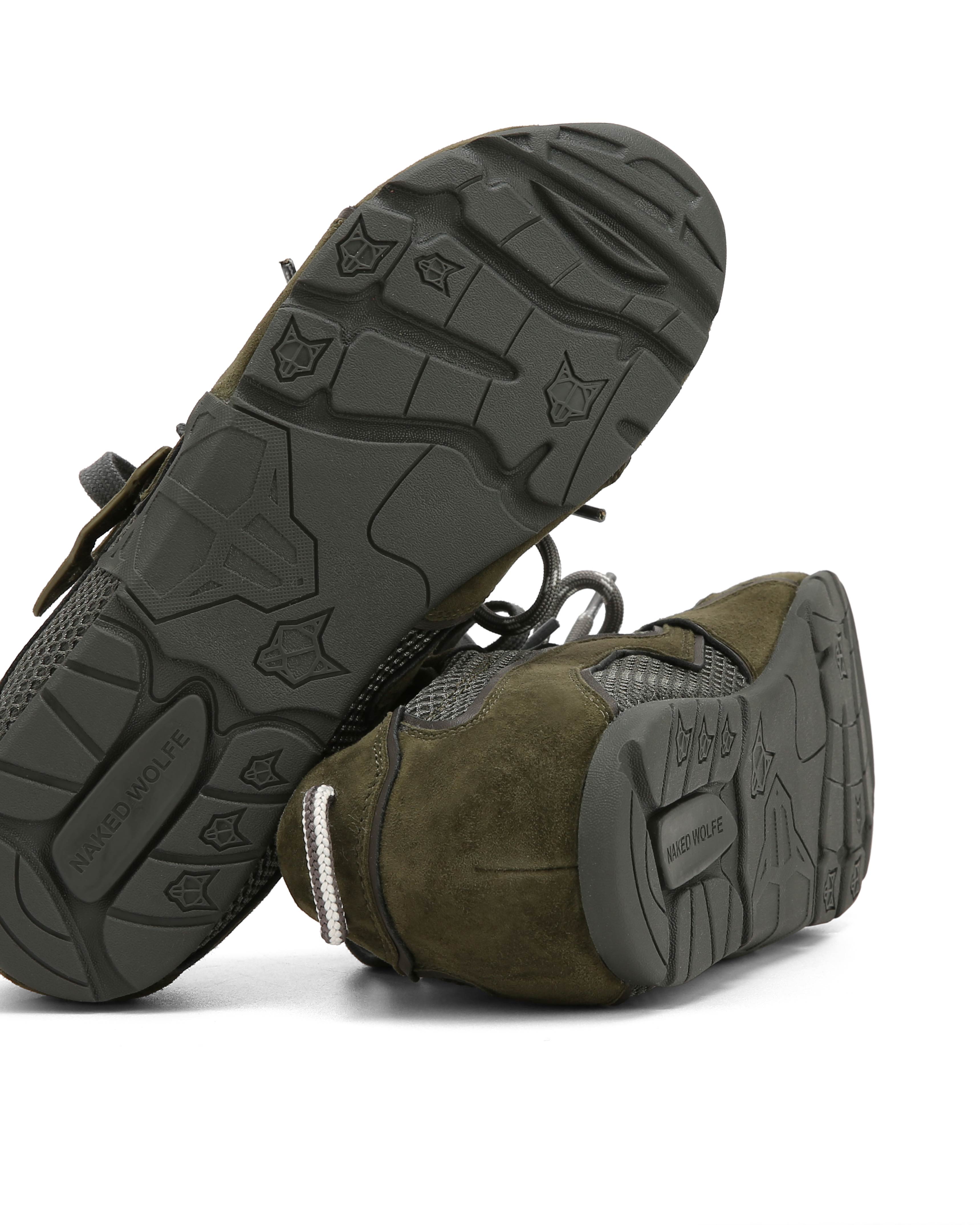Adored Sport Green Suede
