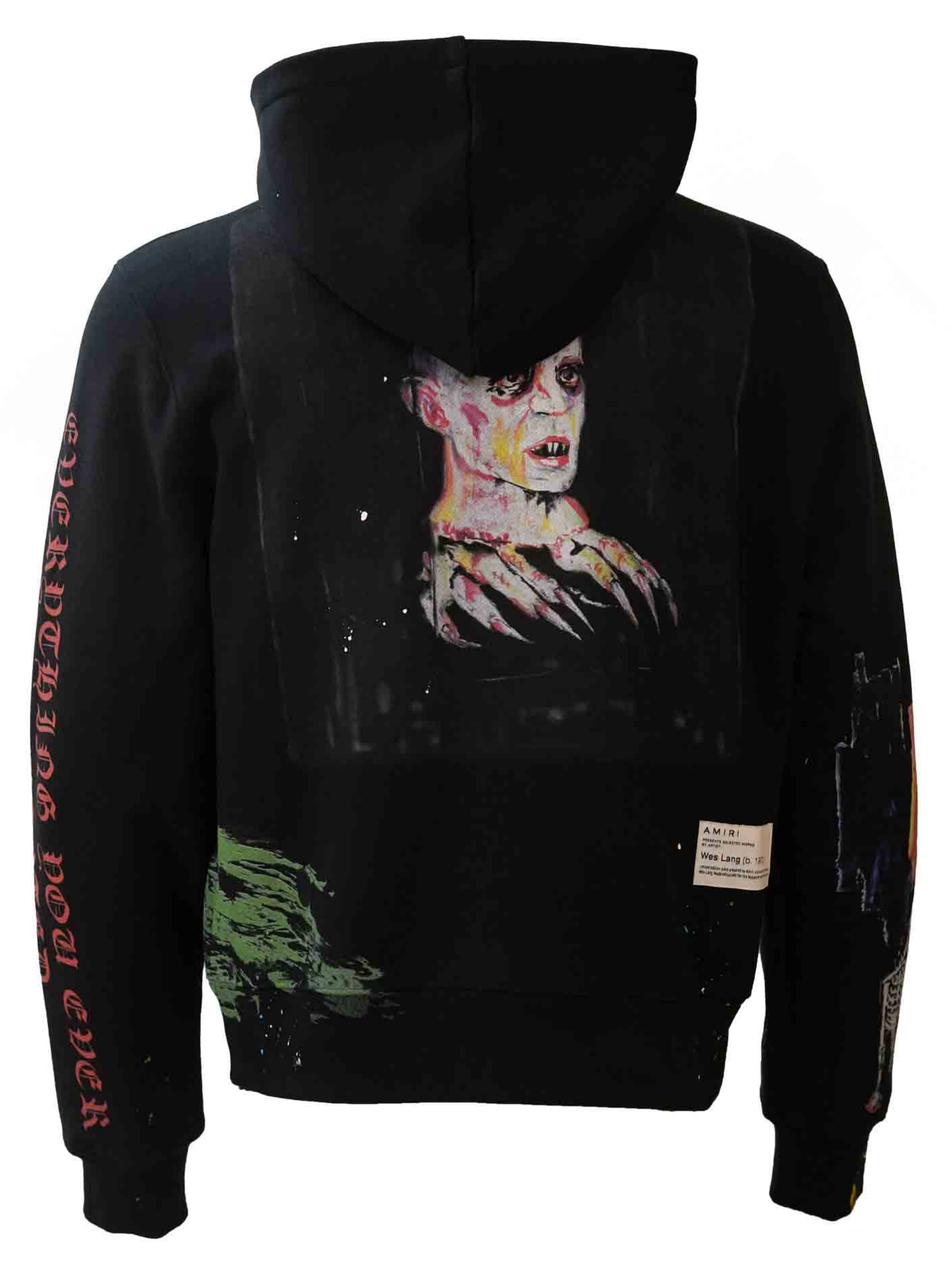 AMIRI BLOOD 38' HOODIE BLACK
