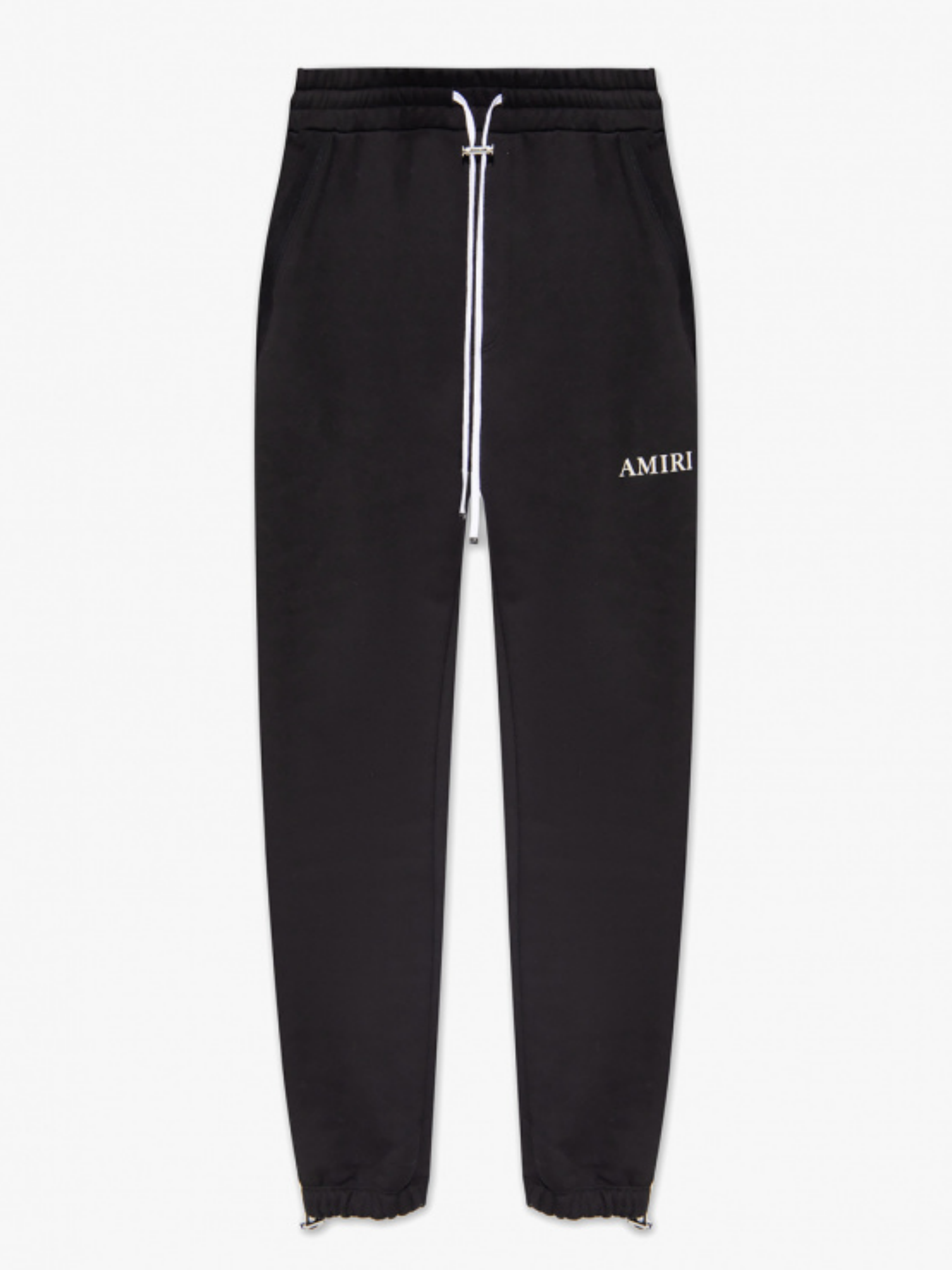 AMIRI PUFF LOGO SWEAT PANTS BLACK