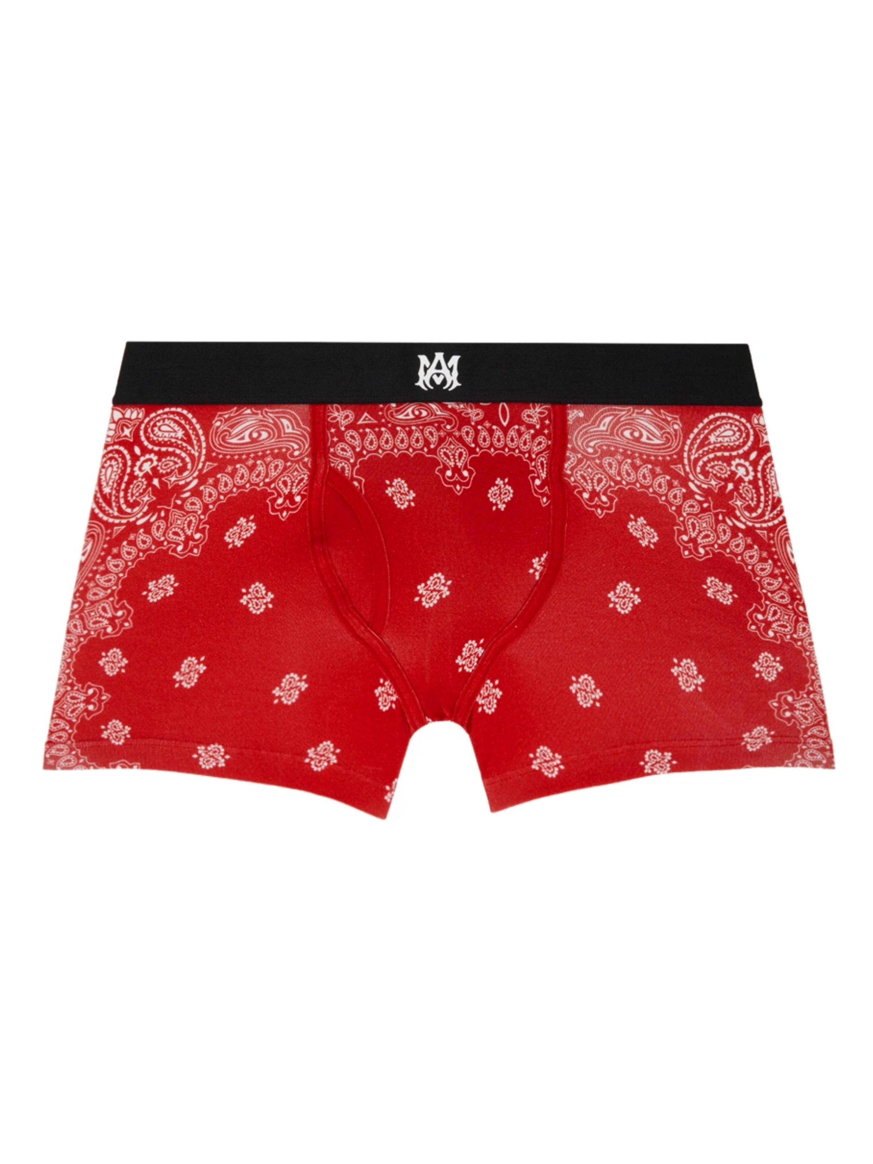 AMIRI BANDANA BOXER SHORTS RED
