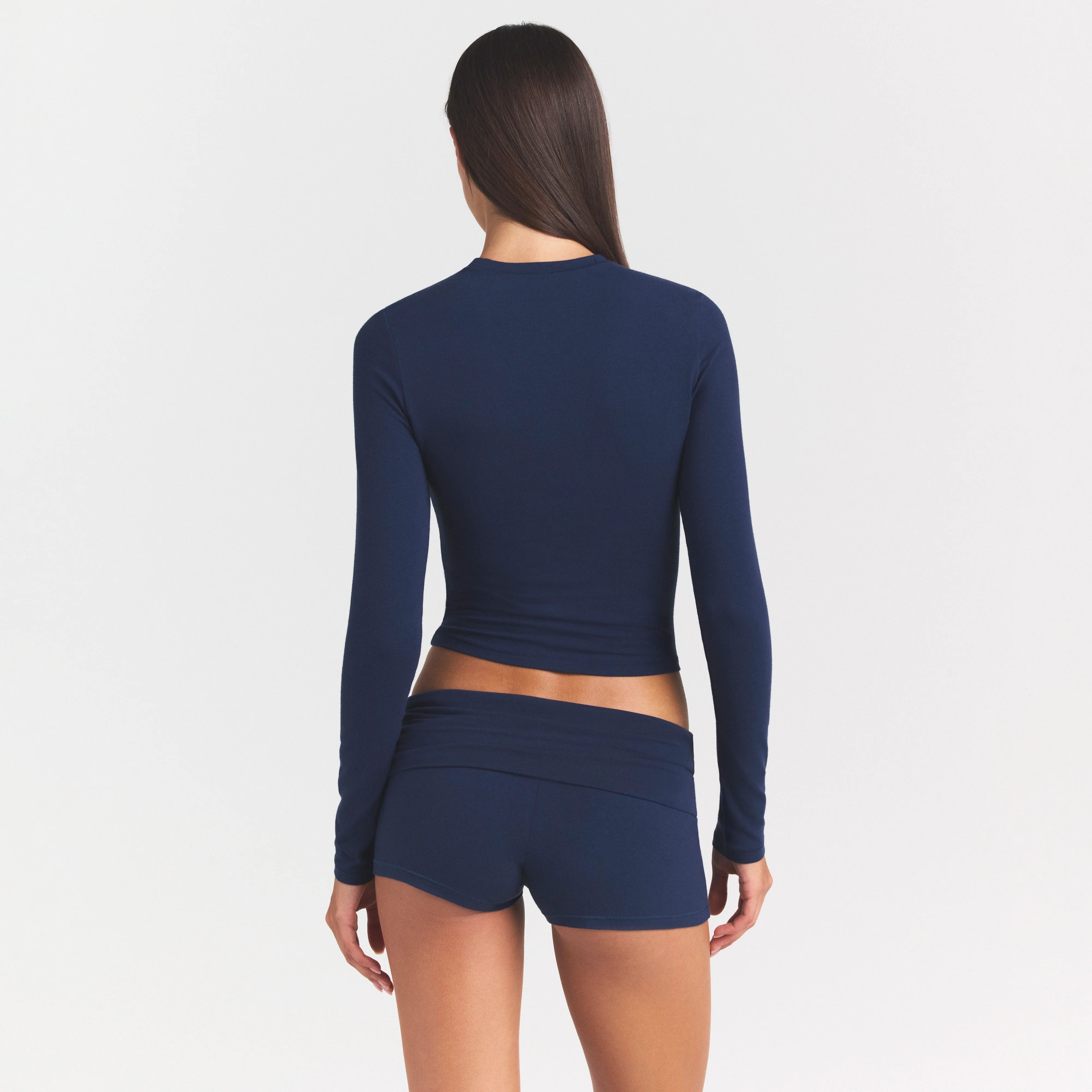 Cotton Jersey Long Sleeve T-shirt